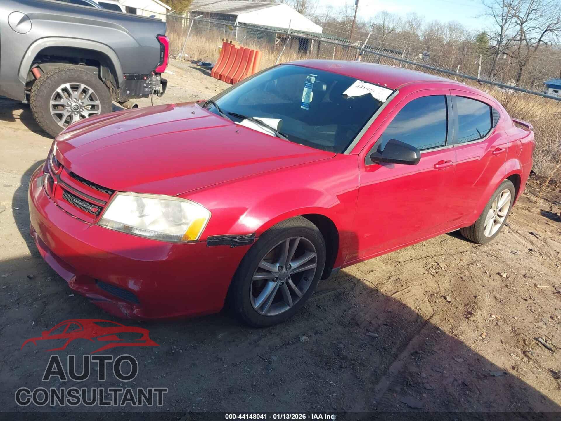 DODGE AVENGER 2013 - 1C3CDZAG4DN747647