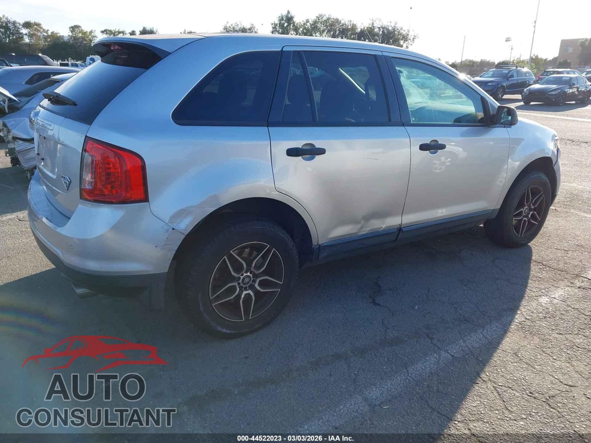 FORD EDGE 2013 - 2FMDK3GC2DBE11512