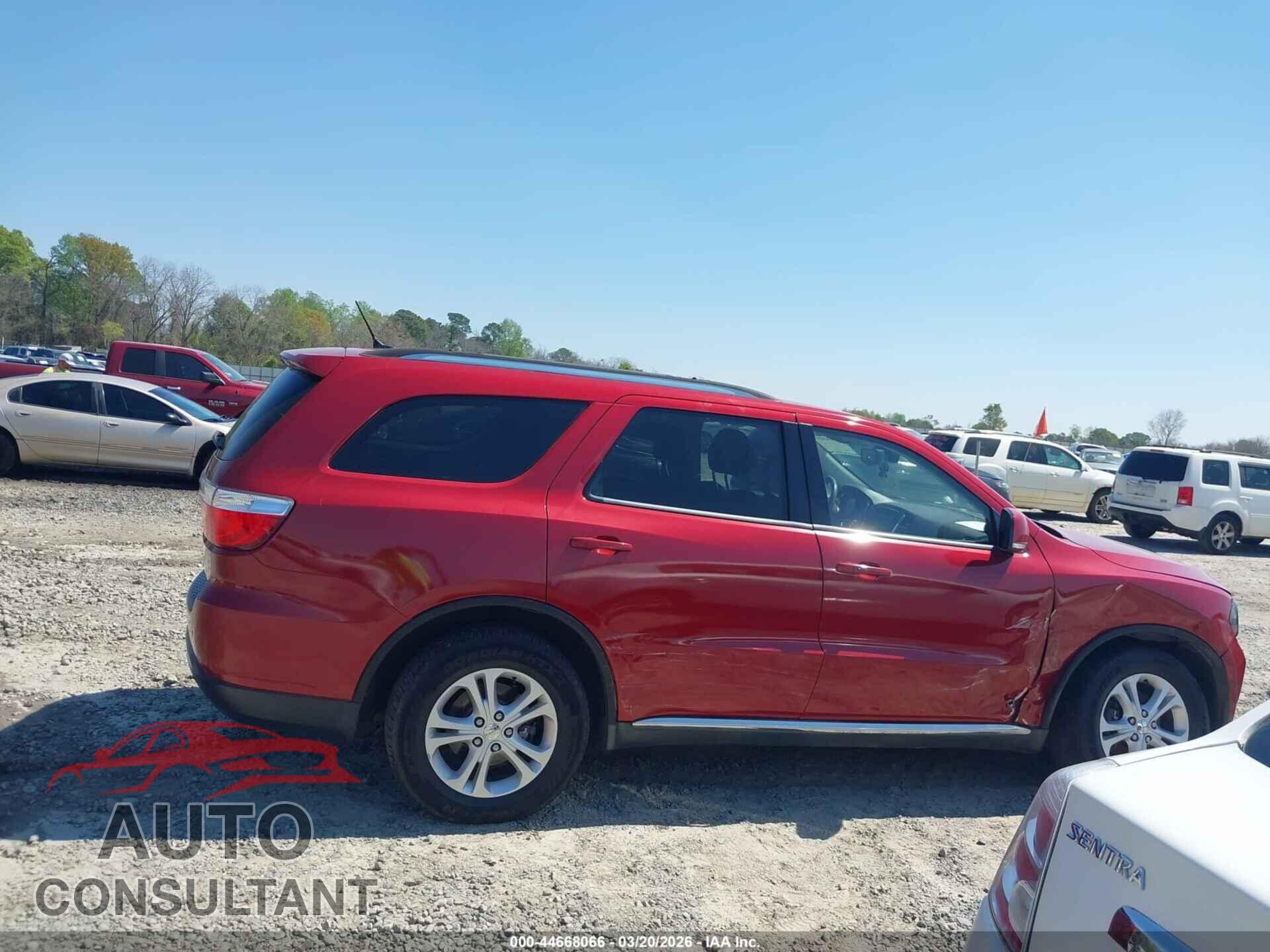 DODGE DURANGO 2011 - 1D4RE4GG6BC598666