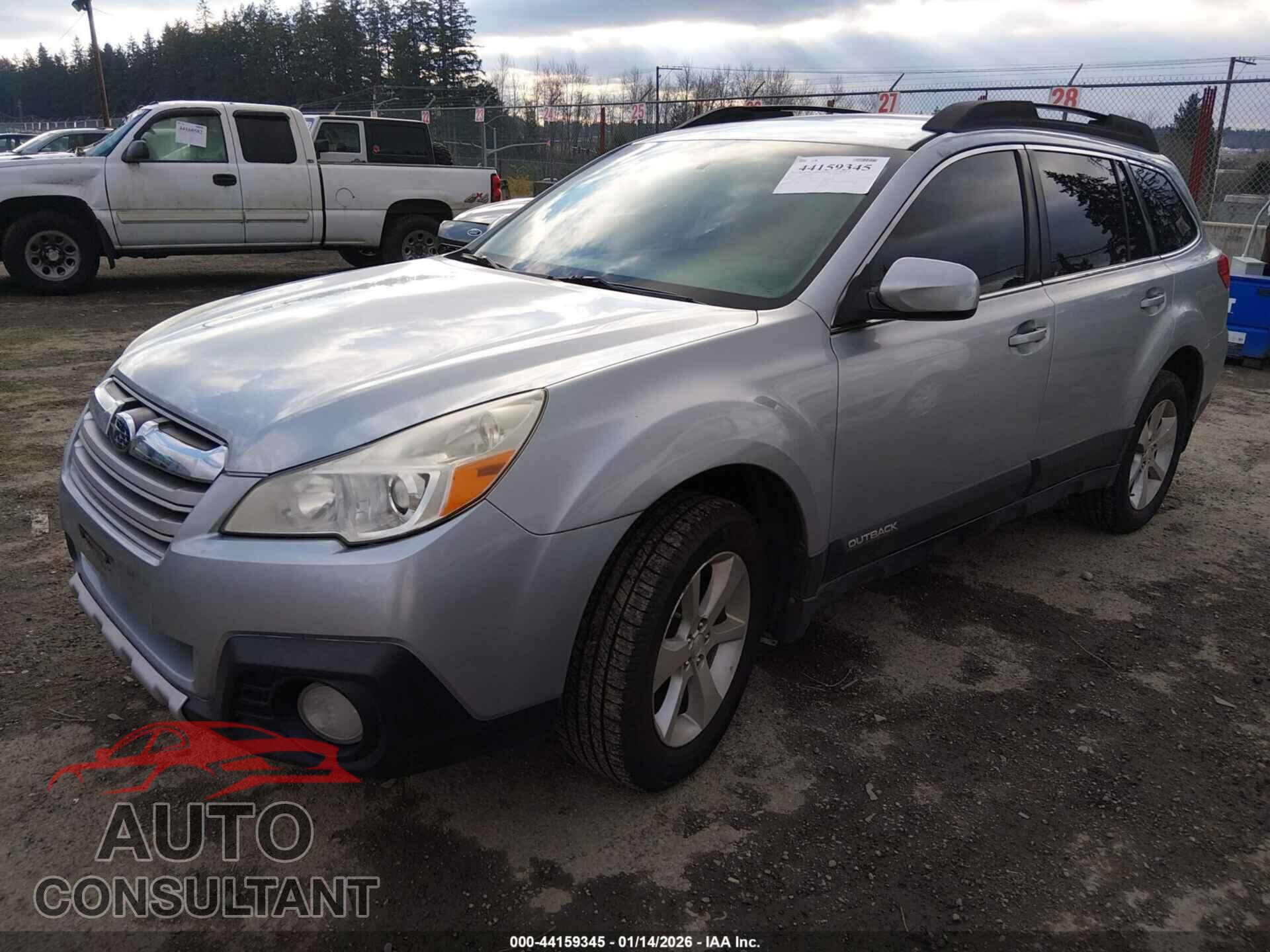 SUBARU OUTBACK 2013 - 4S4BRBPC3D3206214