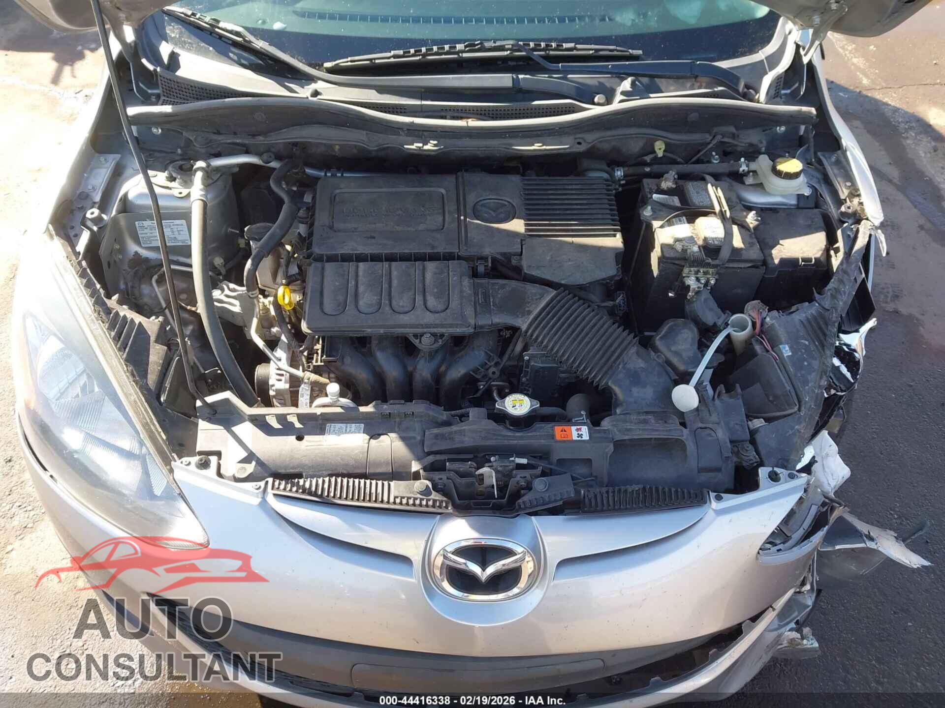 MAZDA MAZDA2 2012 - JM1DE1LY1C0149869