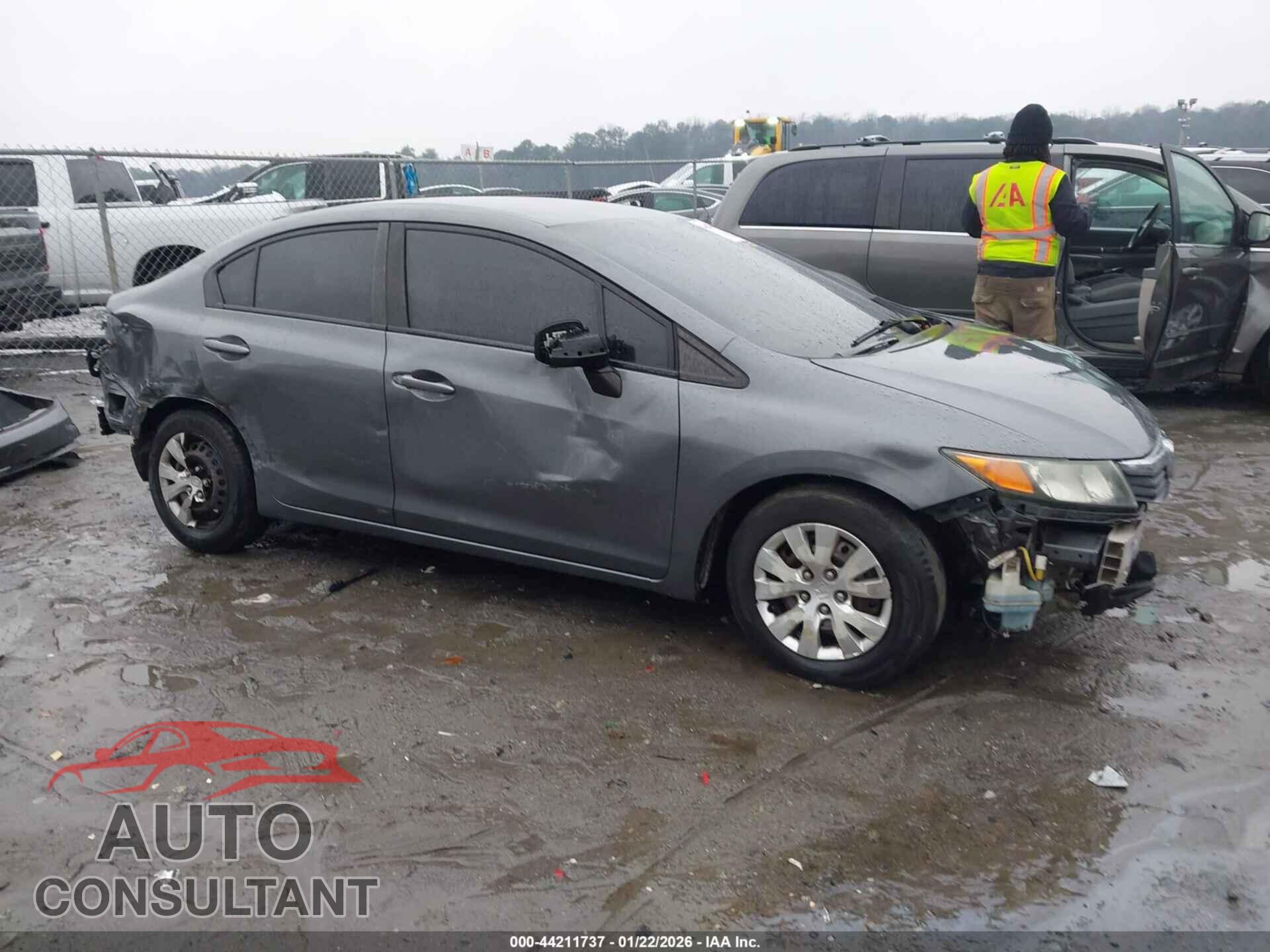 HONDA CIVIC 2012 - 19XFB2F56CE093041