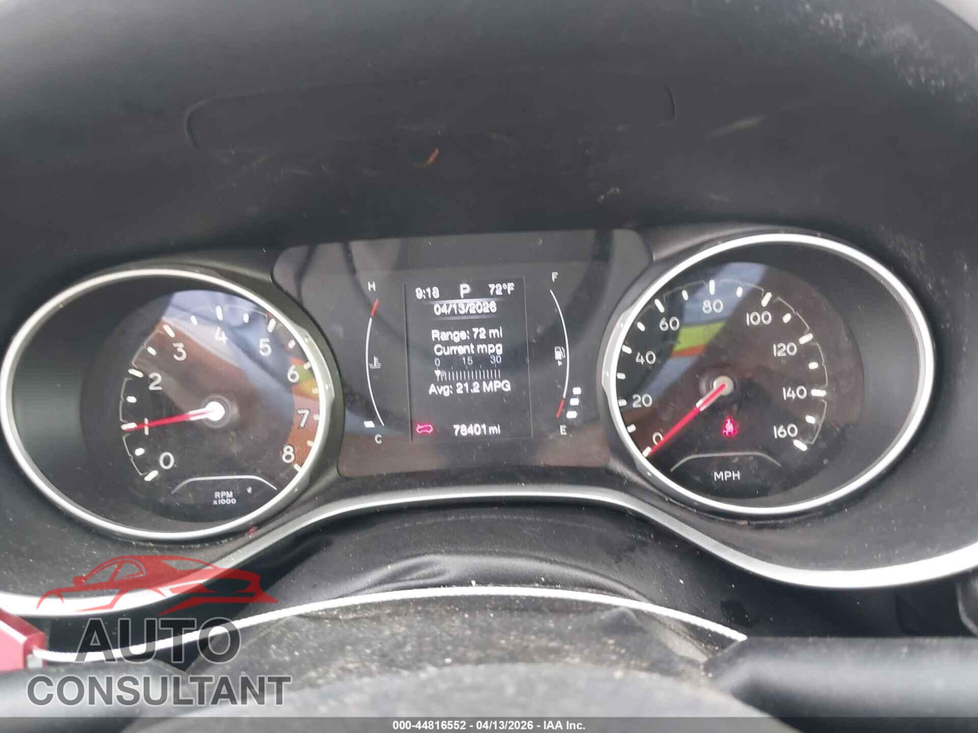 JEEP NEW COMPASS 2017 - 3C4NJDAB2HT642647