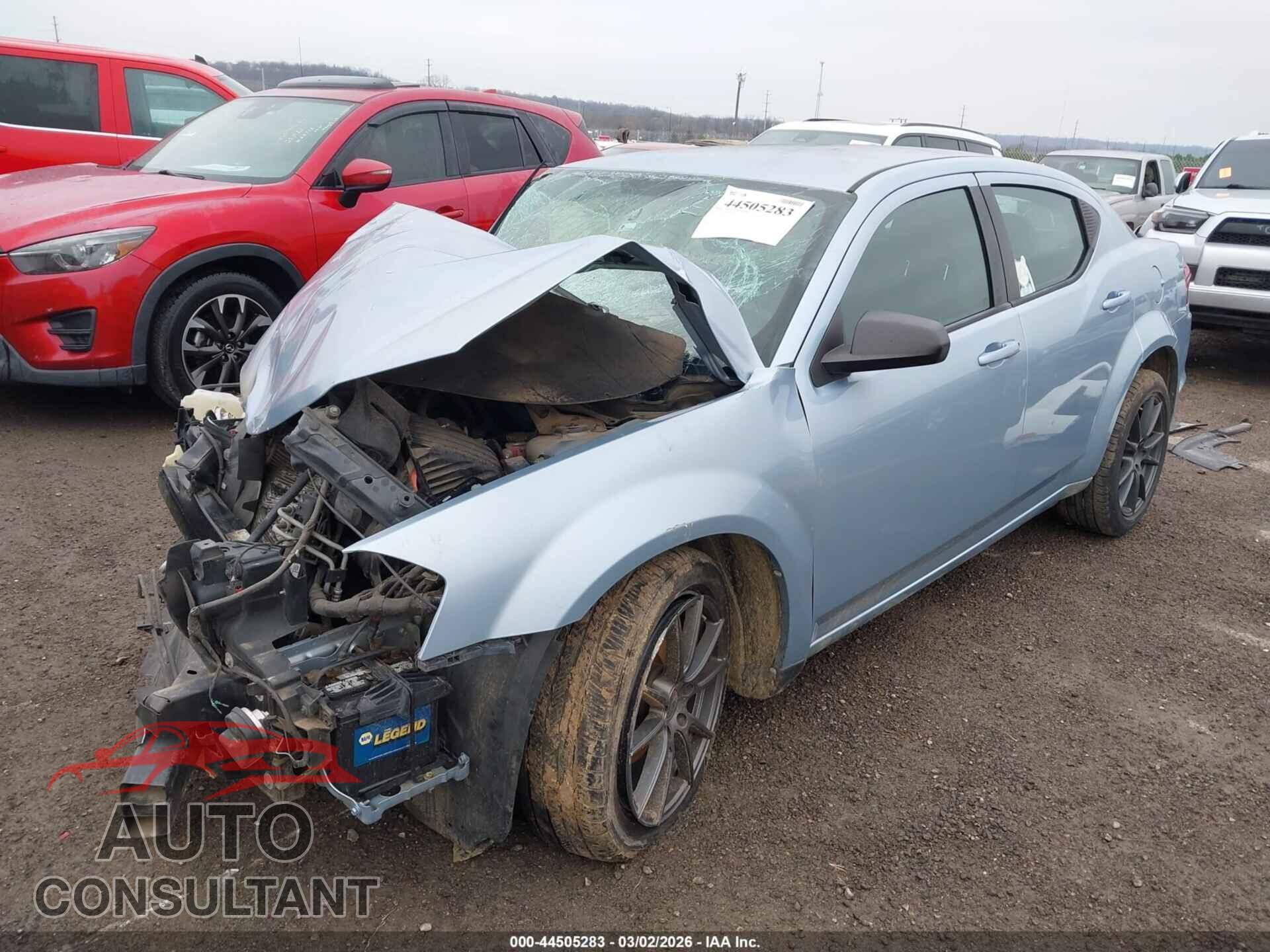DODGE AVENGER 2013 - 1C3CDZAB6DN730823