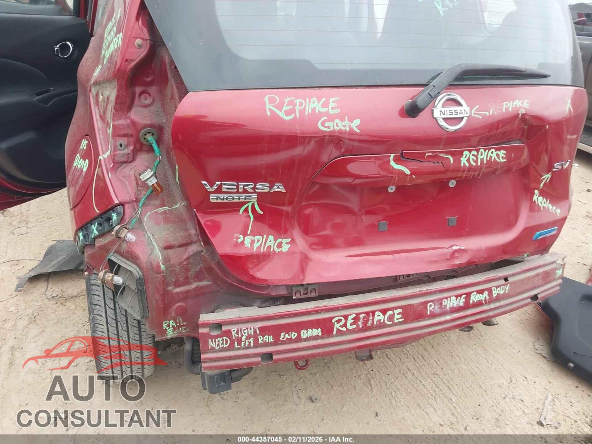 NISSAN VERSA NOTE 2014 - 3N1CE2CPXEL429856