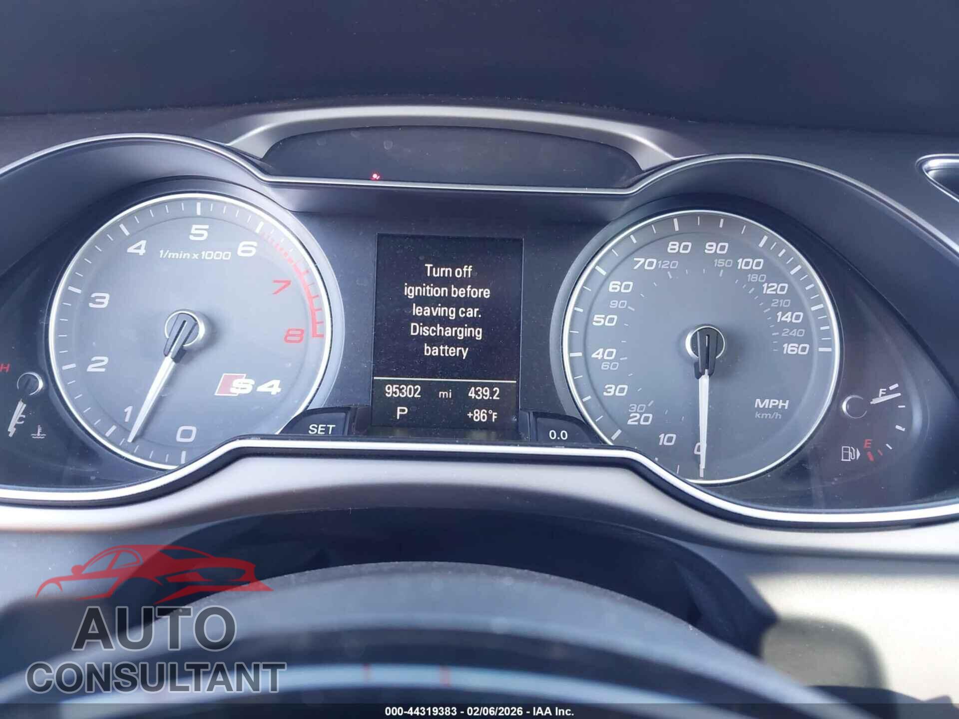 AUDI S4 2013 - WAUBGAFL9DA227857