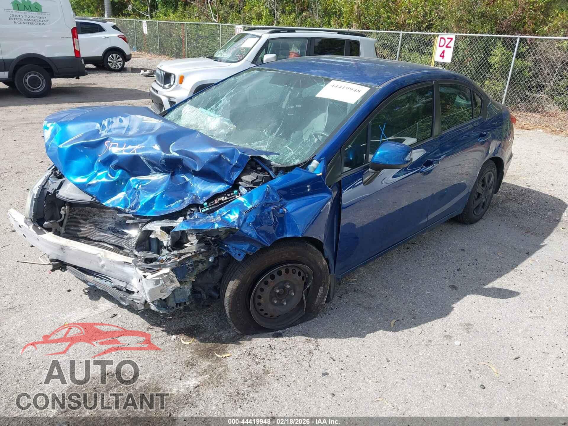 HONDA CIVIC 2013 - 19XFB2F56DE099133