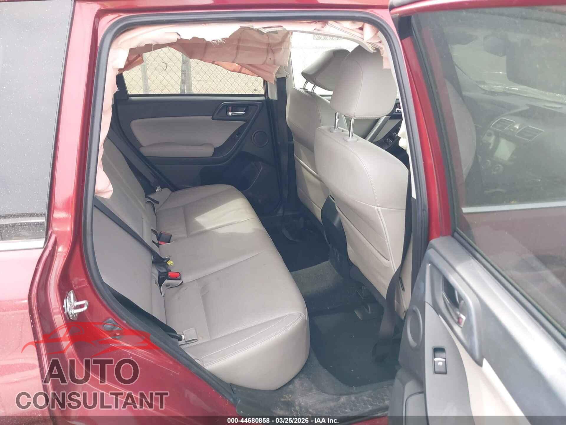 SUBARU FORESTER 2017 - JF2SJALC8HH401196