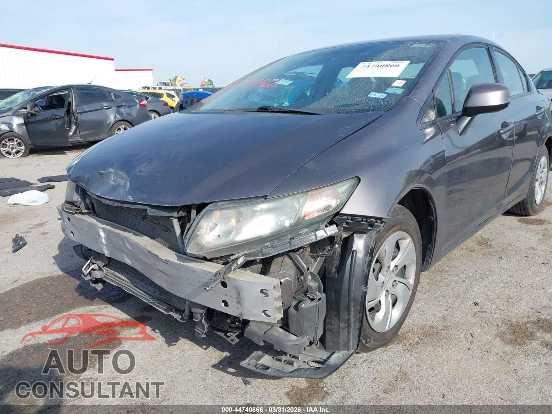 HONDA CIVIC 2013 - 19XFB2F51DE022329