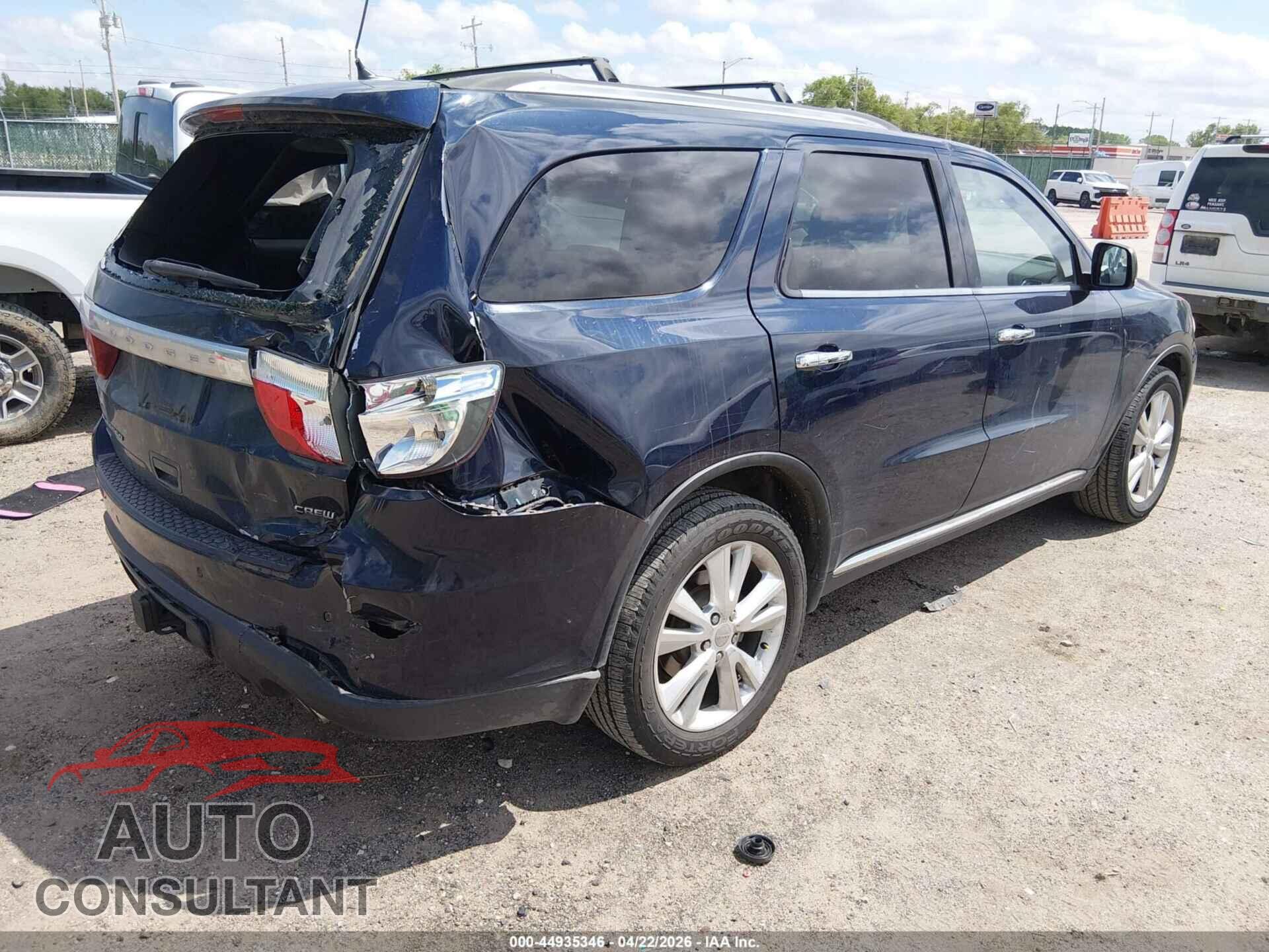 DODGE DURANGO 2013 - 1C4RDJDG5DC695797