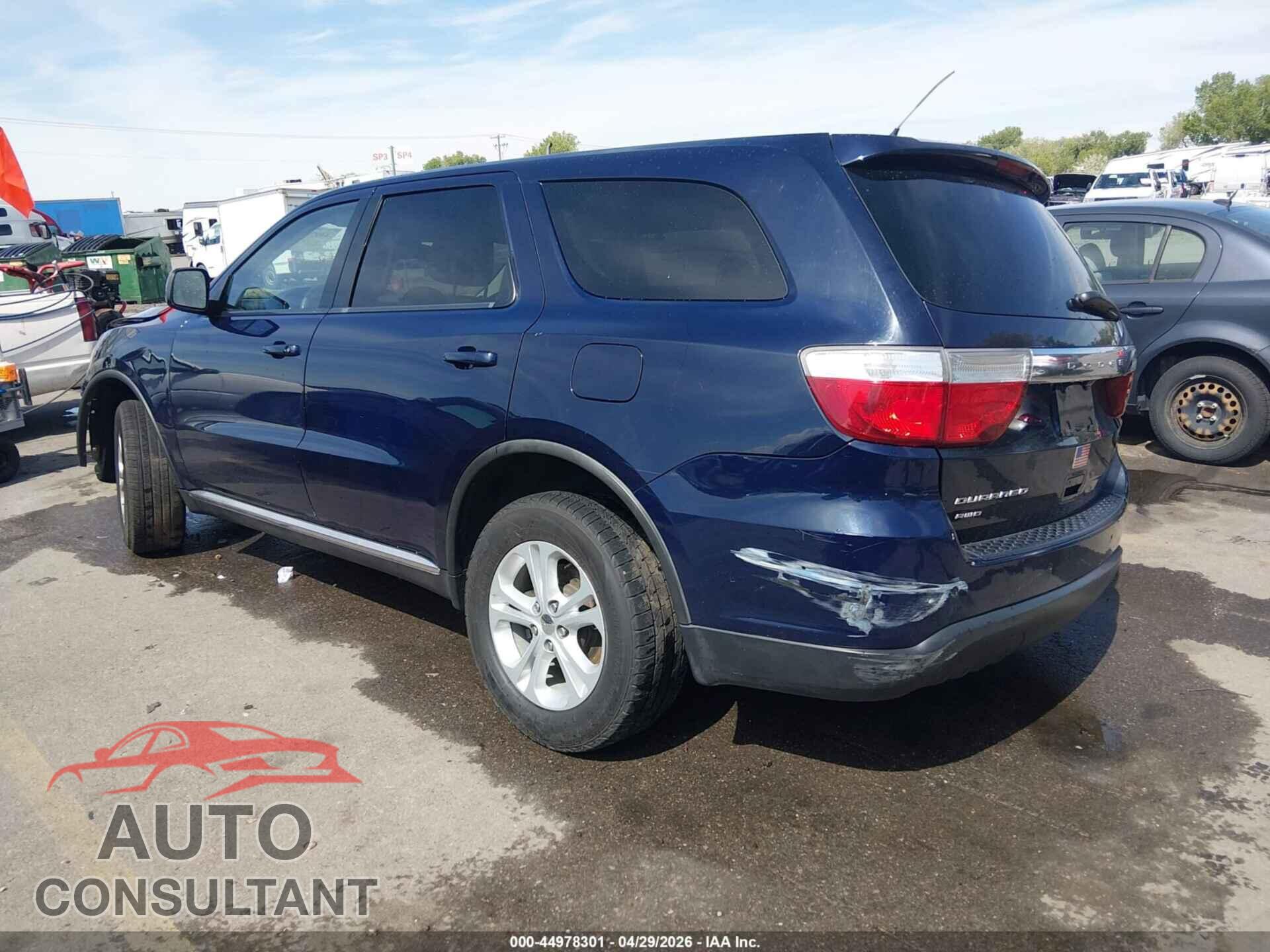 DODGE DURANGO 2012 - 1C4RDJAG0CC212834