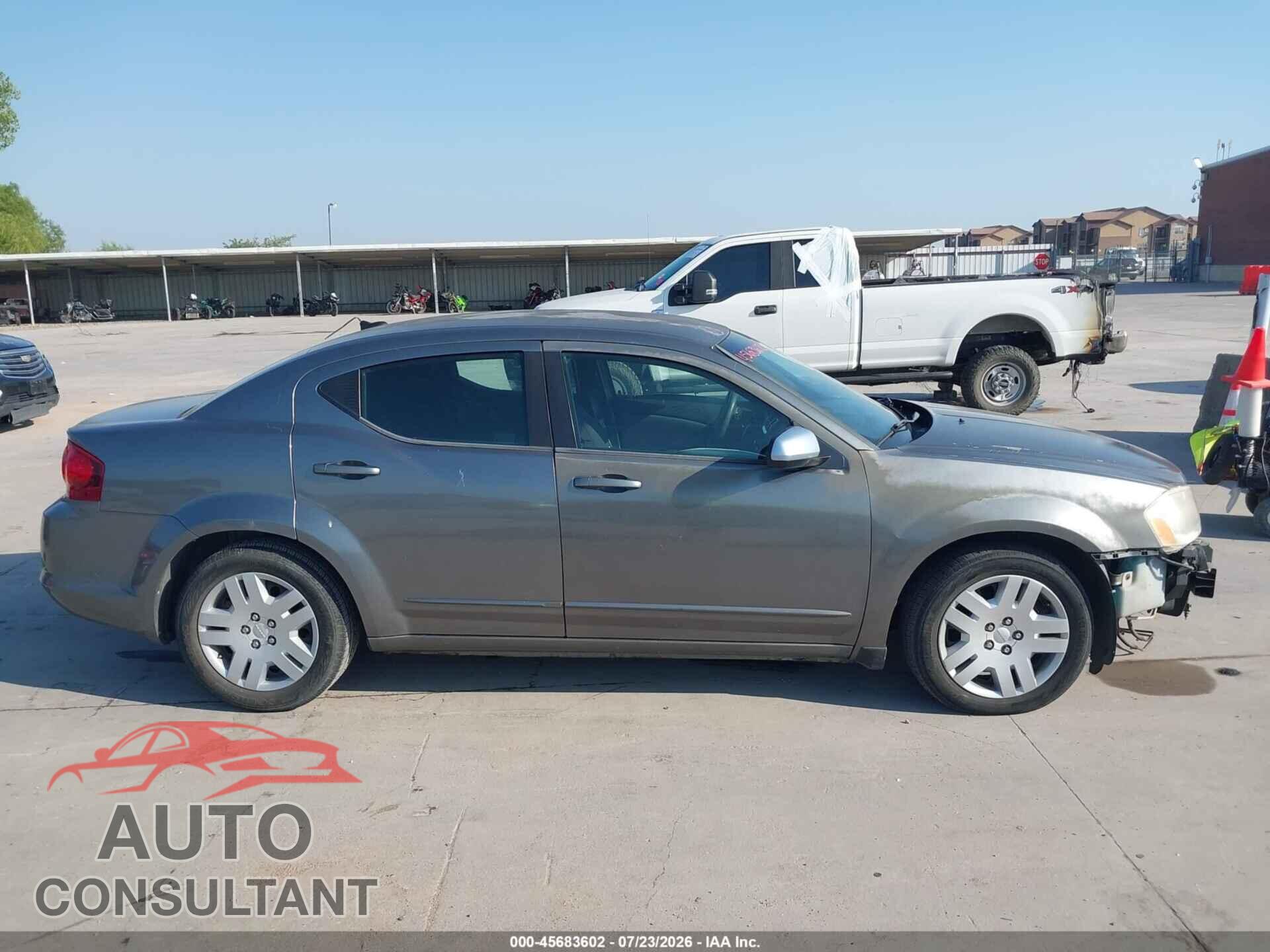 DODGE AVENGER 2012 - 1C3CDZAB2CN156168