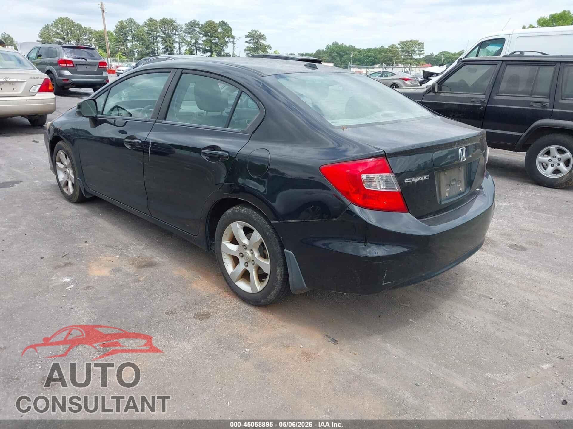 HONDA CIVIC 2012 - 19XFB2F97CE322295