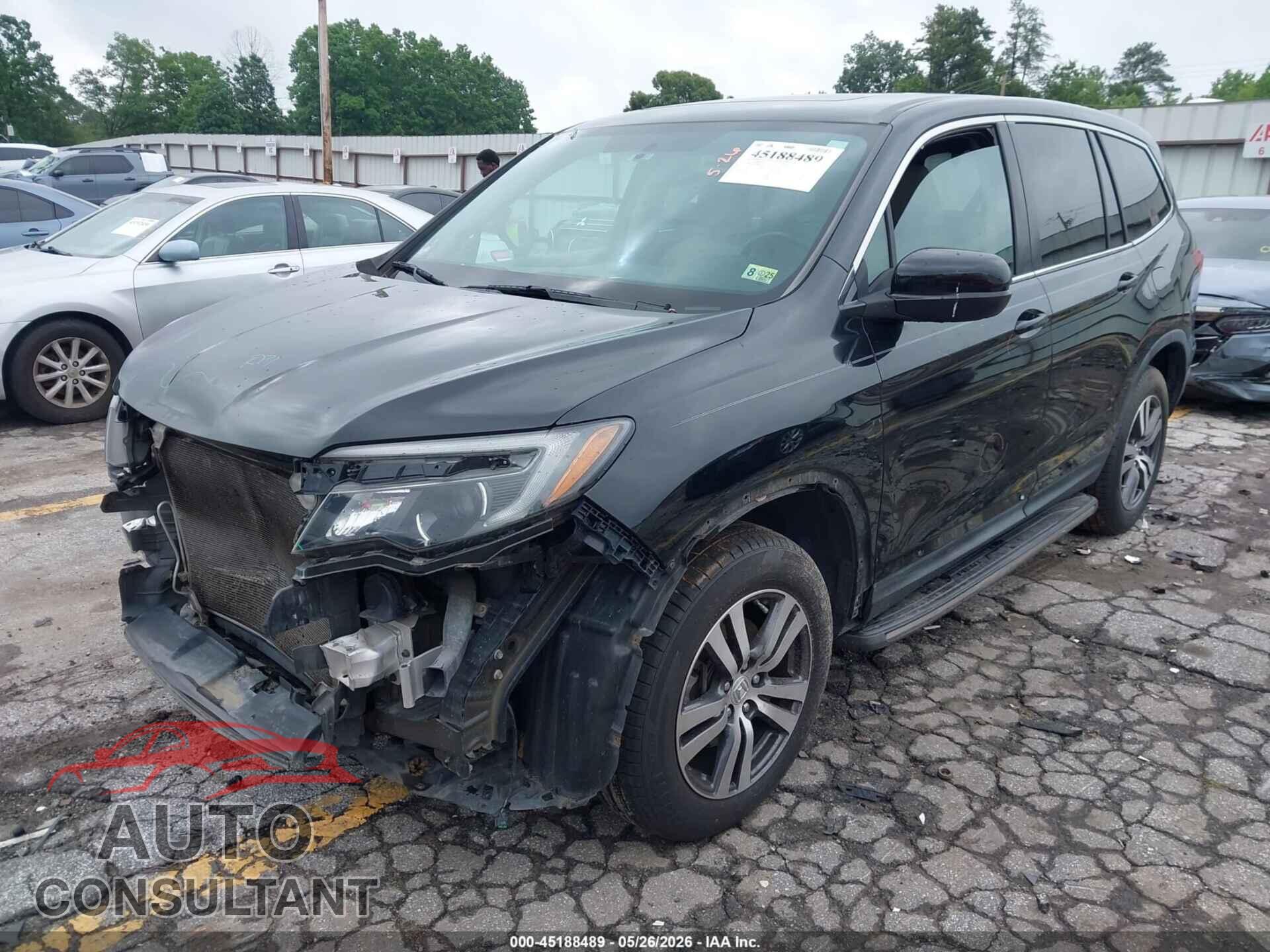 HONDA PILOT 2016 - 5FNYF5H71GB009172