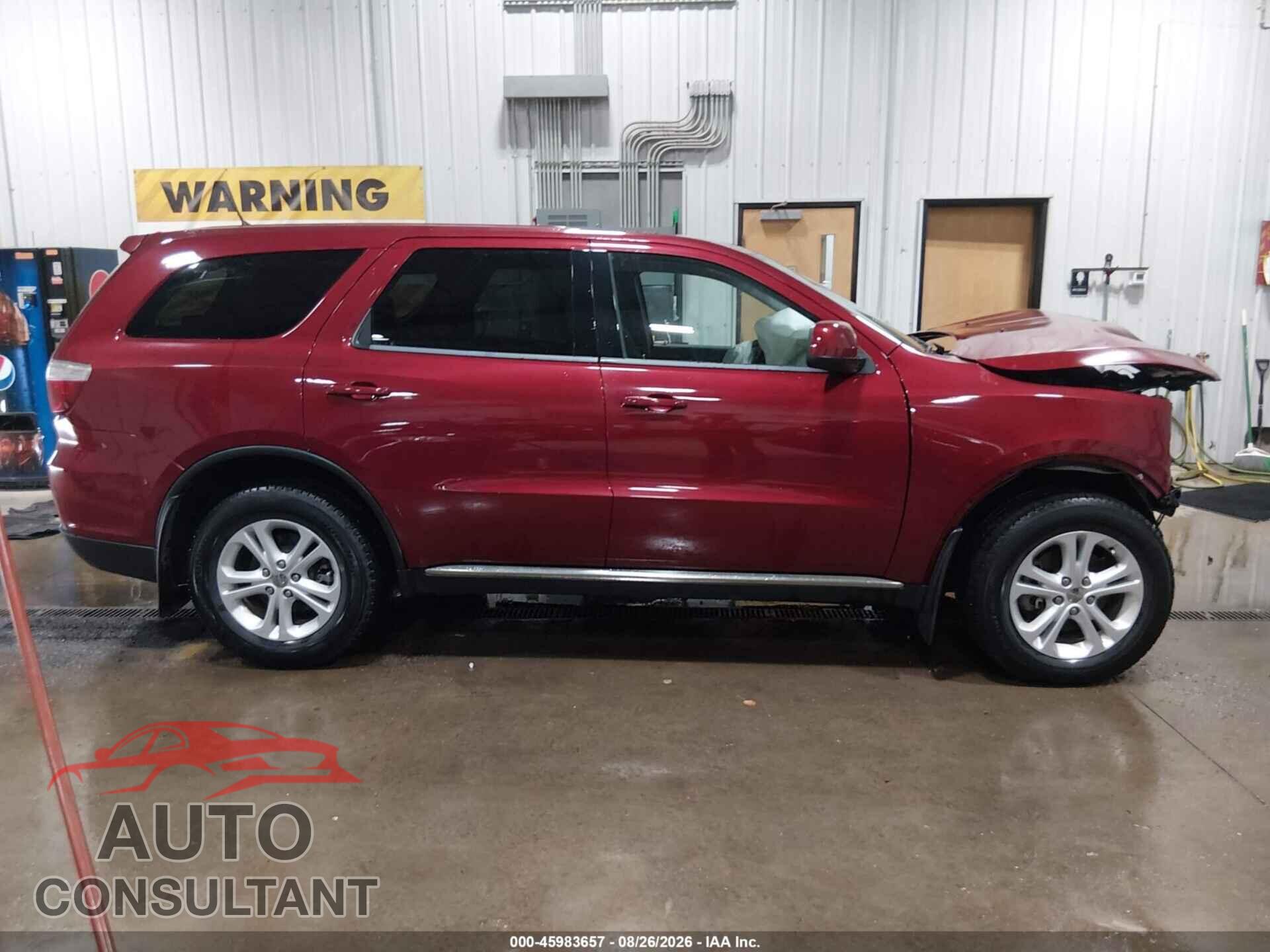 DODGE DURANGO 2013 - 1C4RDJAG7DC535523