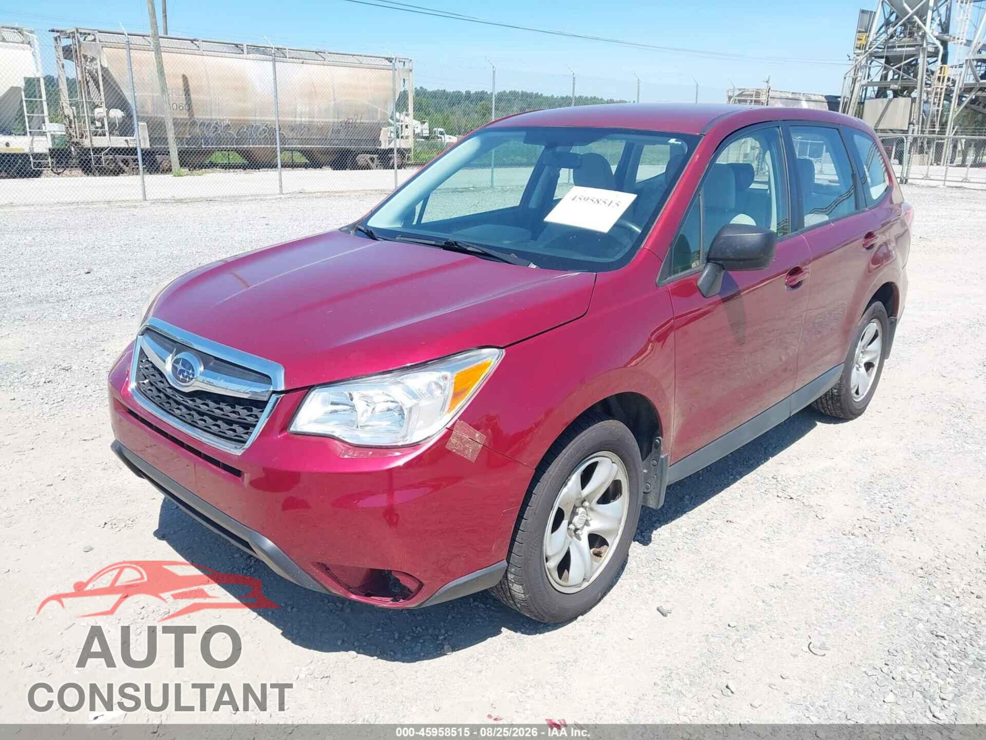 SUBARU FORESTER 2014 - JF2SJAAC2EG462984