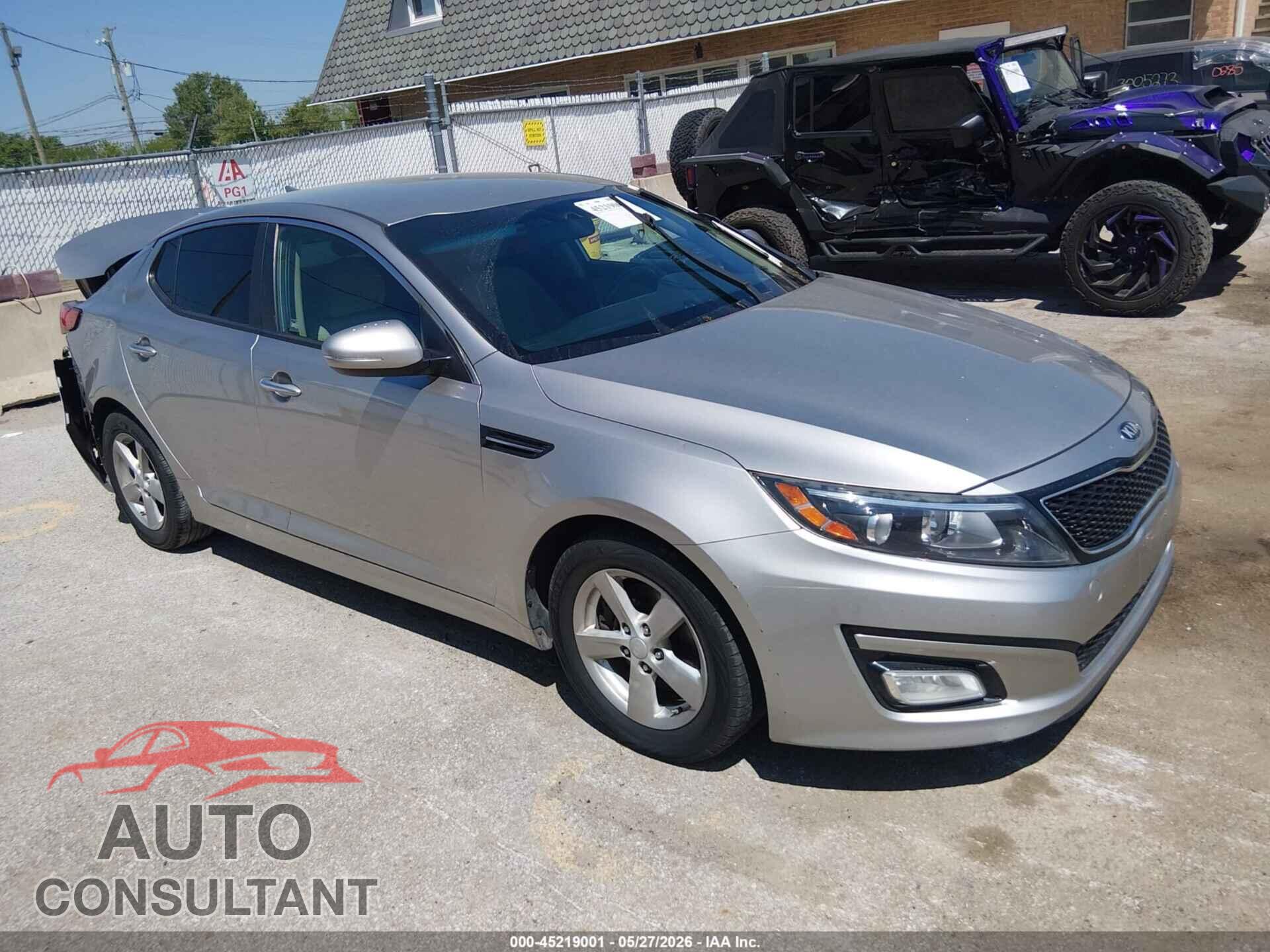 KIA OPTIMA 2015 - KNAGM4A75F5535548