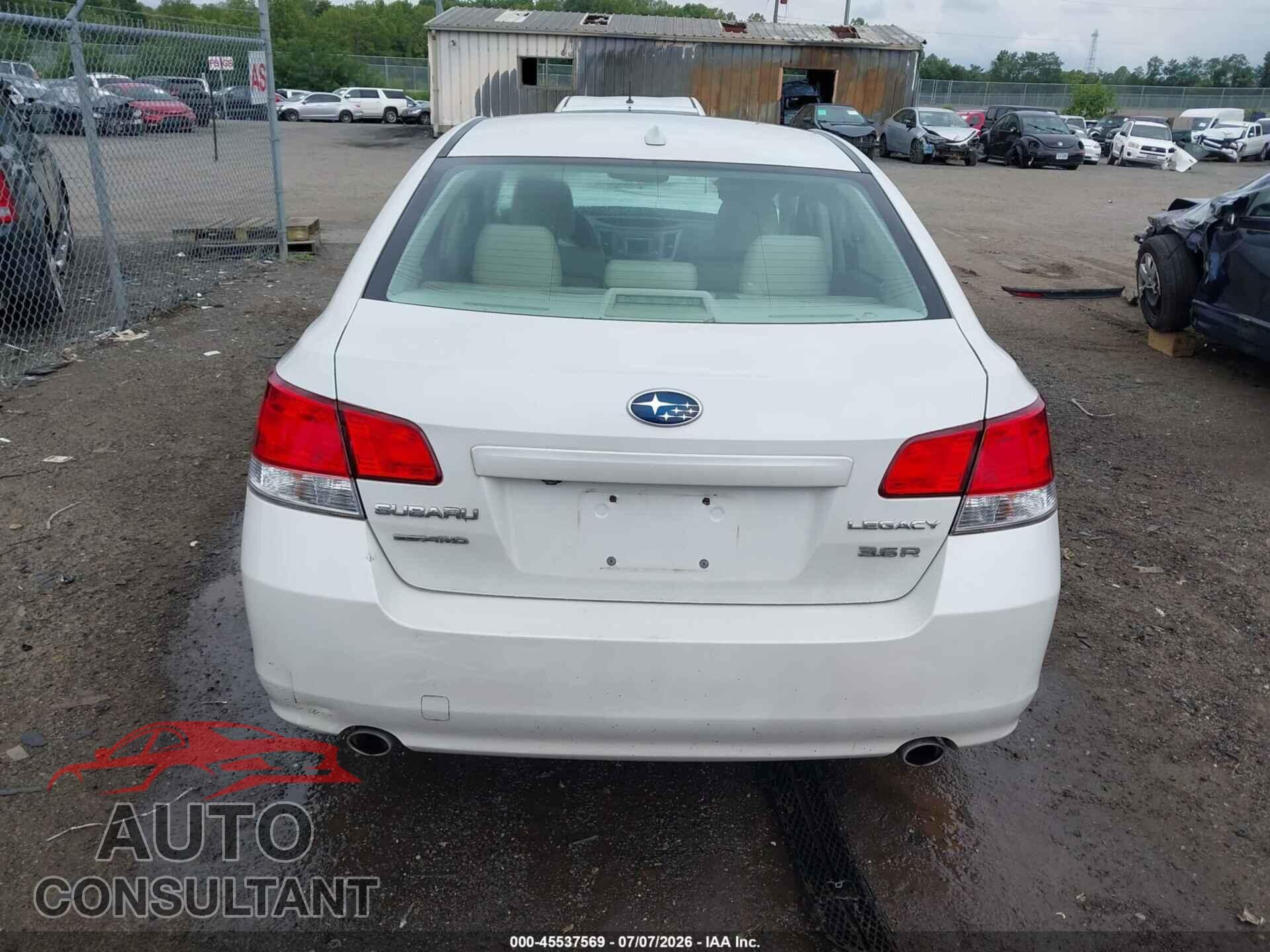 SUBARU LEGACY 2014 - 4S3BMDL67E2011402