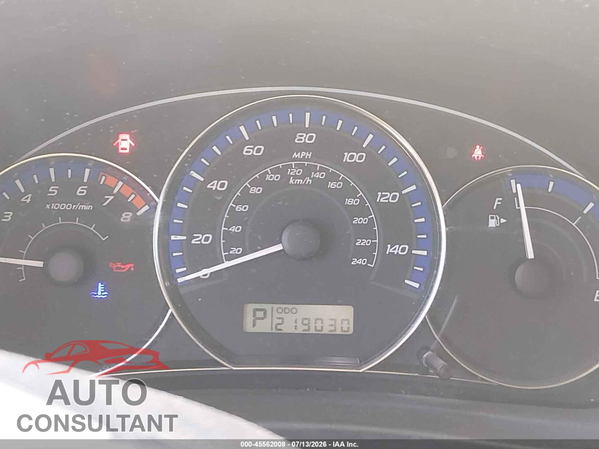 SUBARU FORESTER 2012 - JF2SHBDC3CH442473