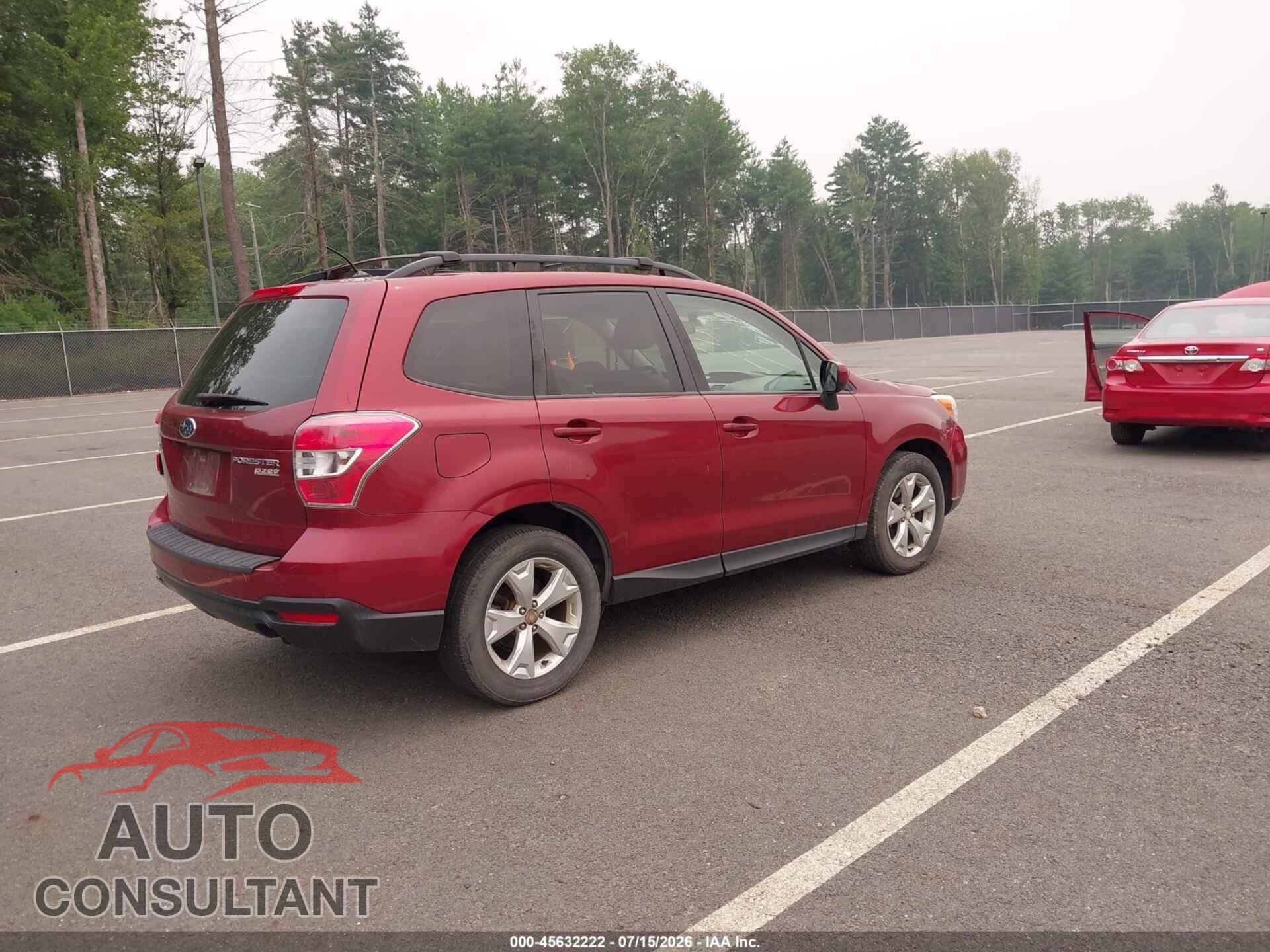 SUBARU FORESTER 2015 - JF2SJADC5FH425614