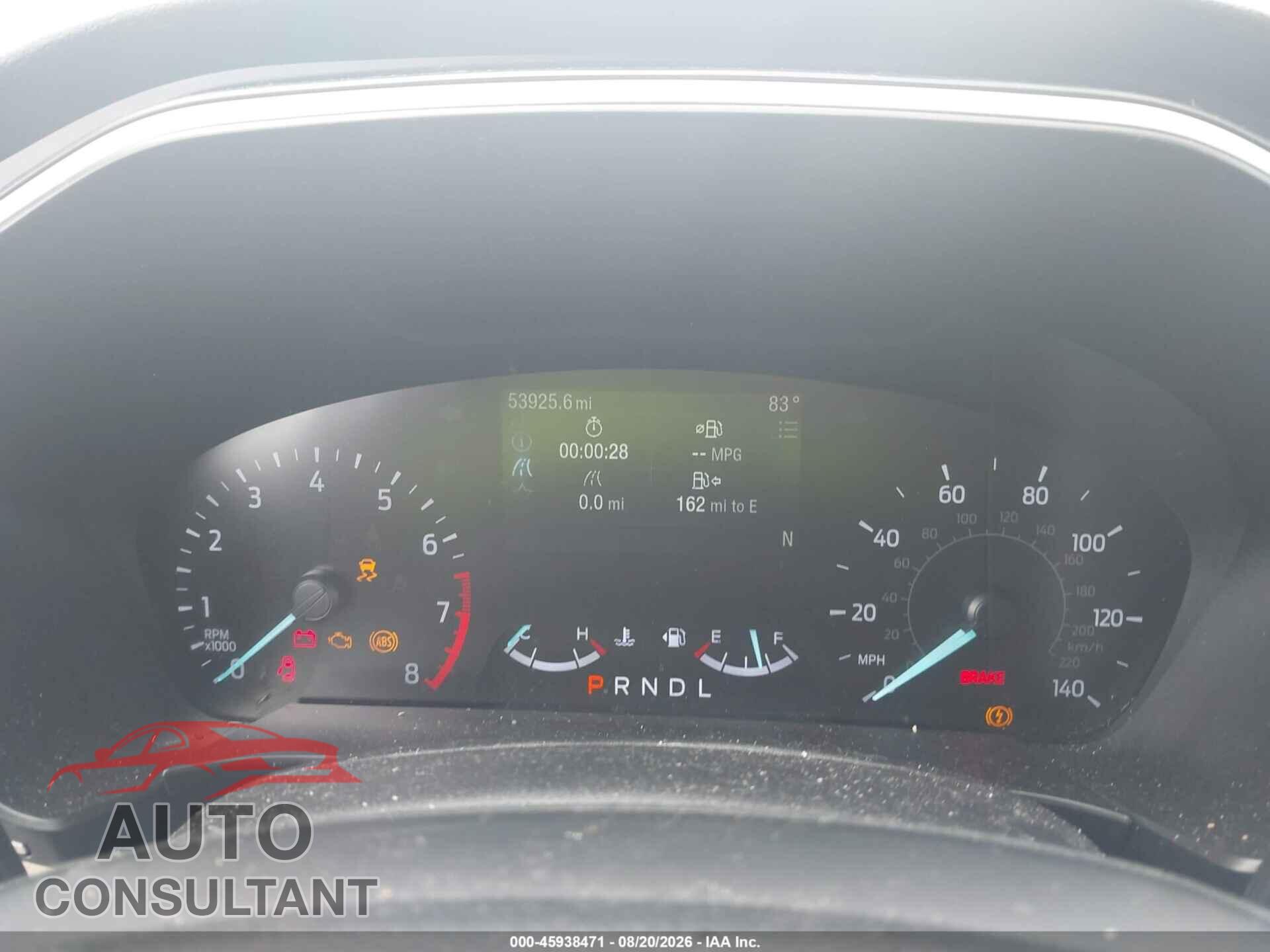 FORD ESCAPE 2020 - 1FMCU0H68LUA68839