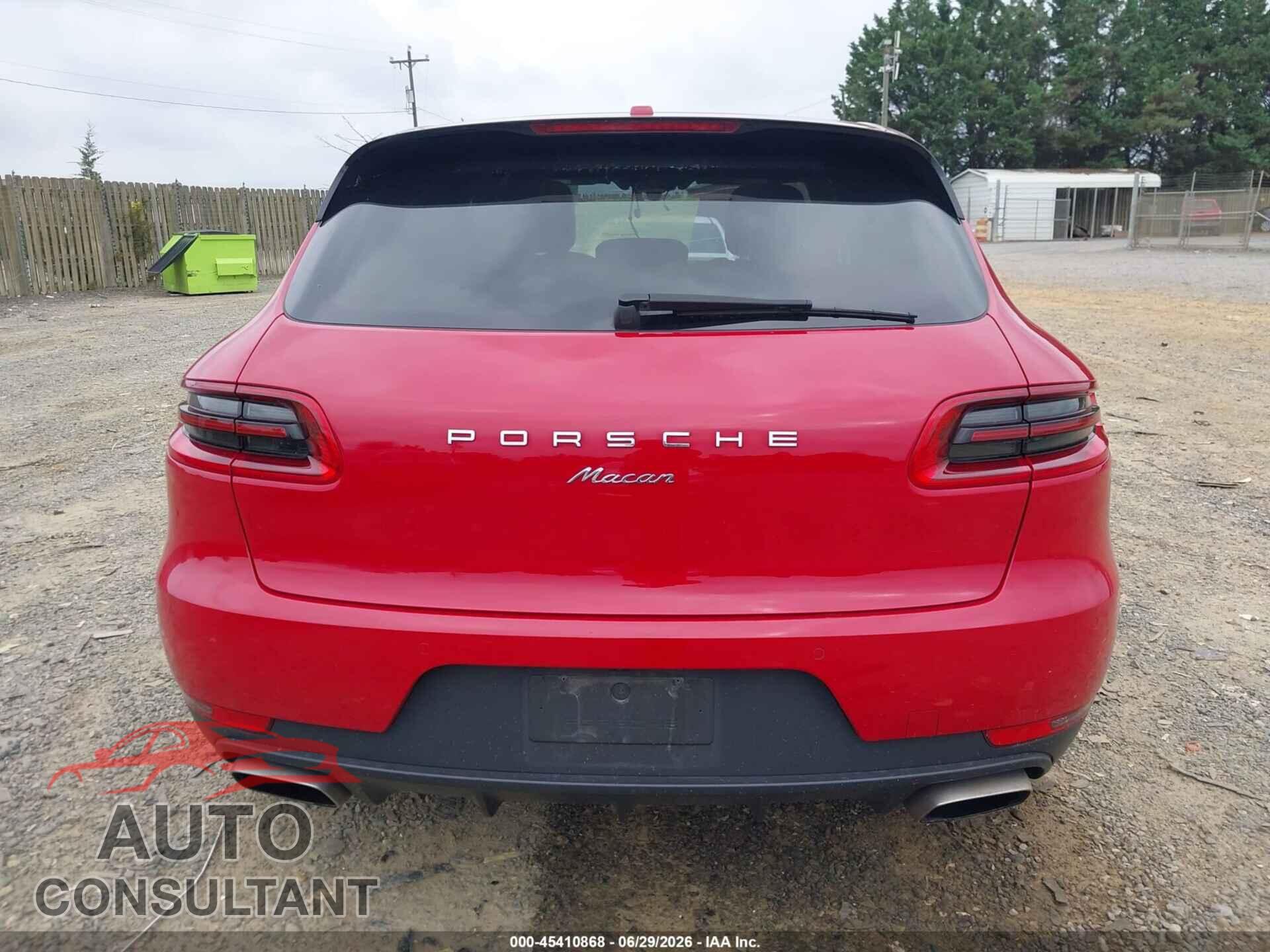 PORSCHE MACAN 2018 - WP1AA2A51JLB06771