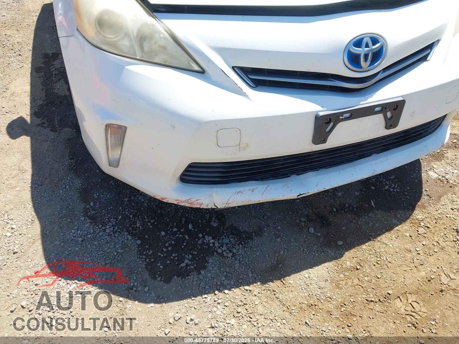 TOYOTA PRIUS V 2013 - JTDZN3EU4D3206609