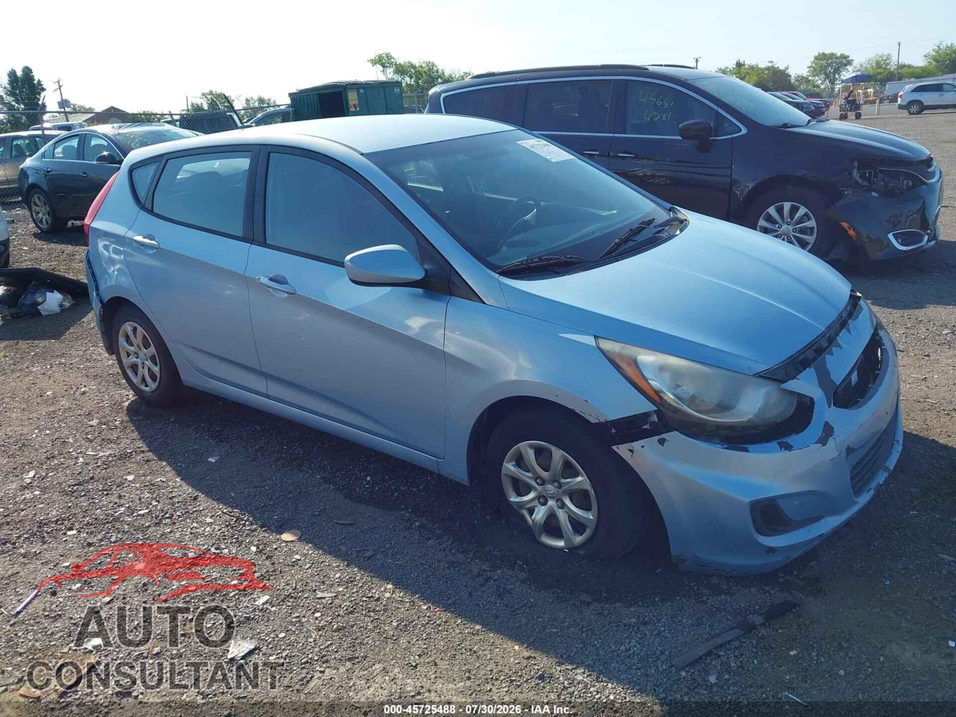 HYUNDAI ACCENT 2013 - KMHCT5AE1DU060150