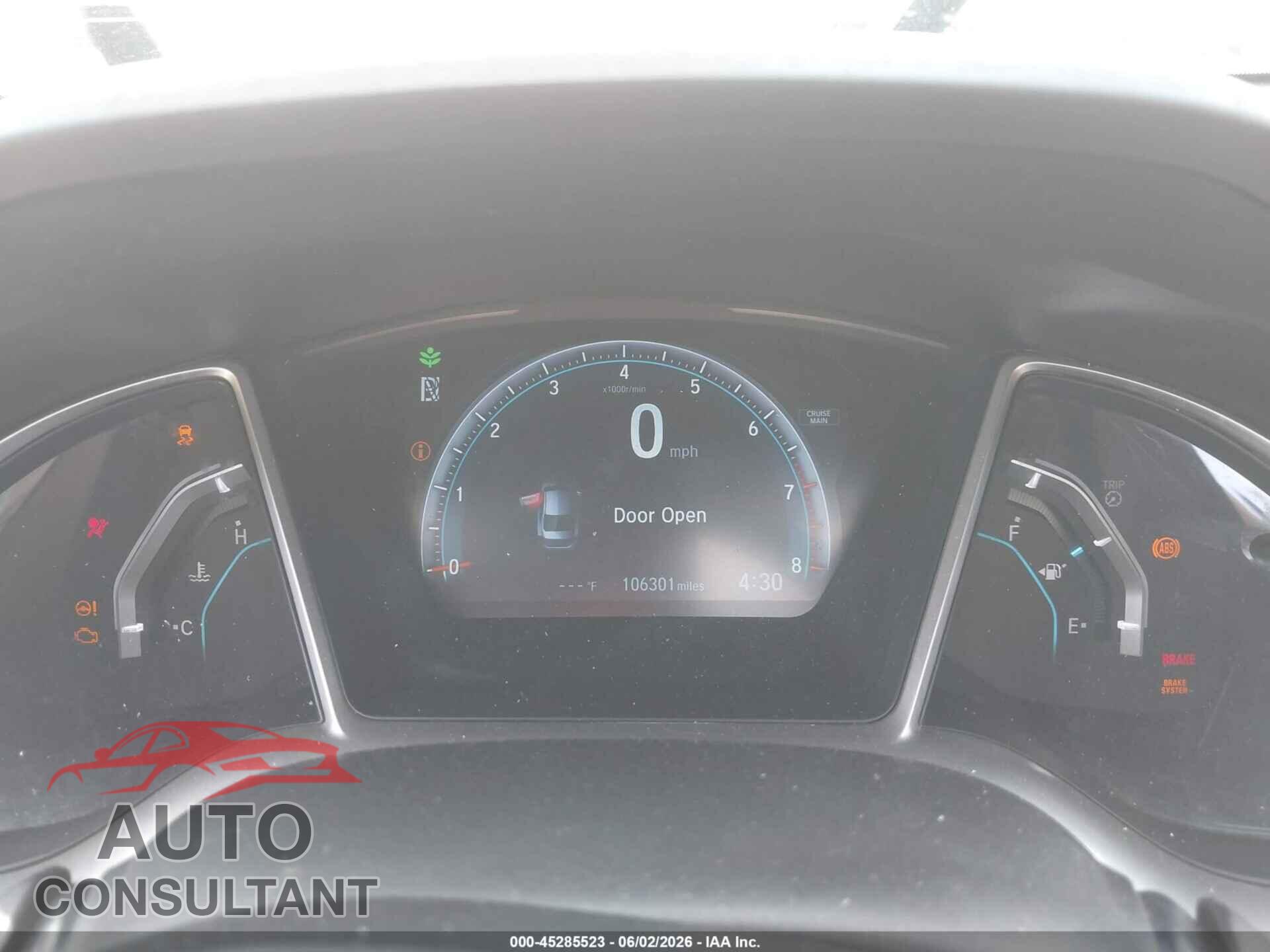 HONDA CIVIC 2017 - 19XFC2F79HE027119