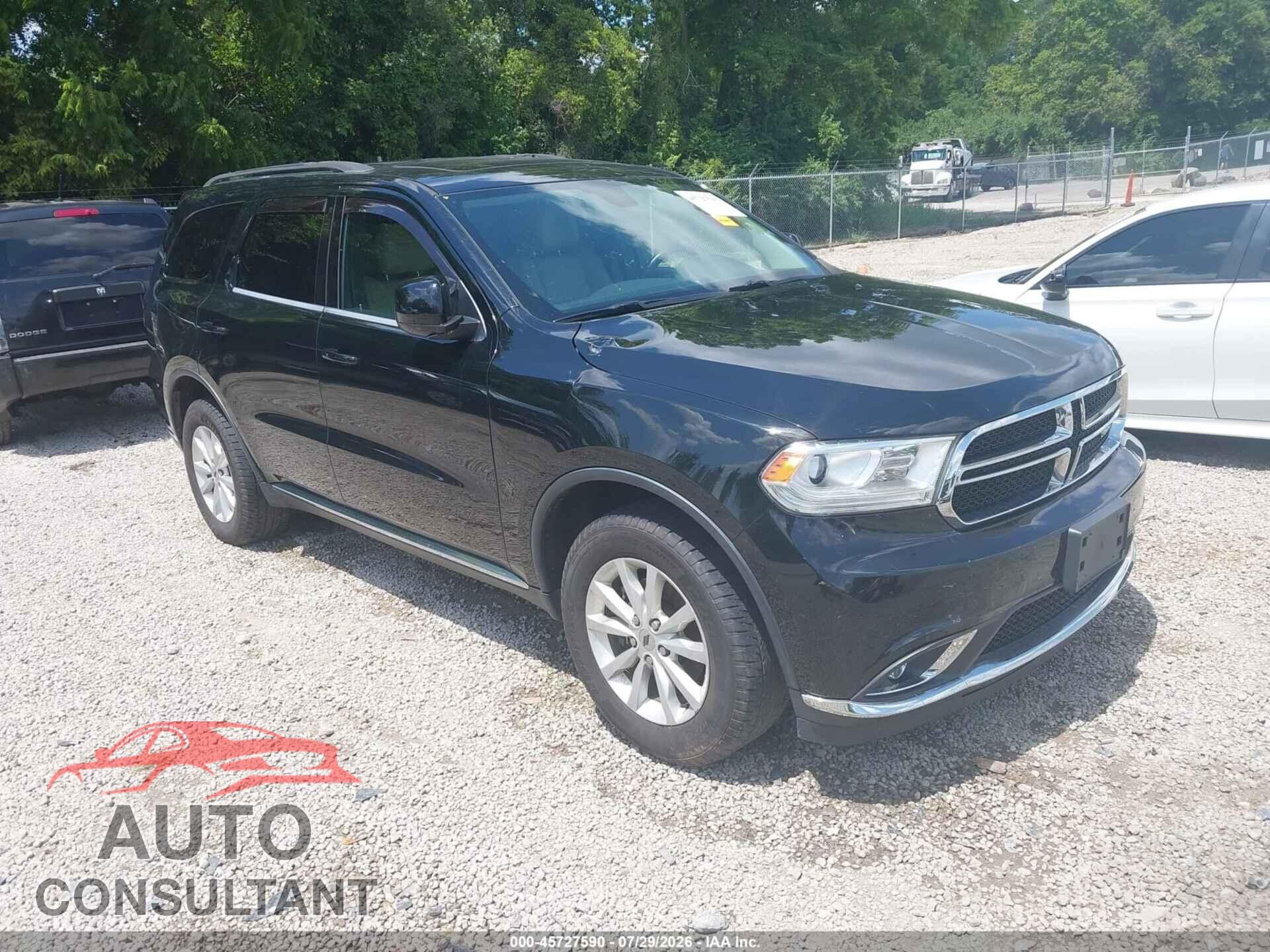 DODGE DURANGO 2019 - 1C4RDJAG7KC576411