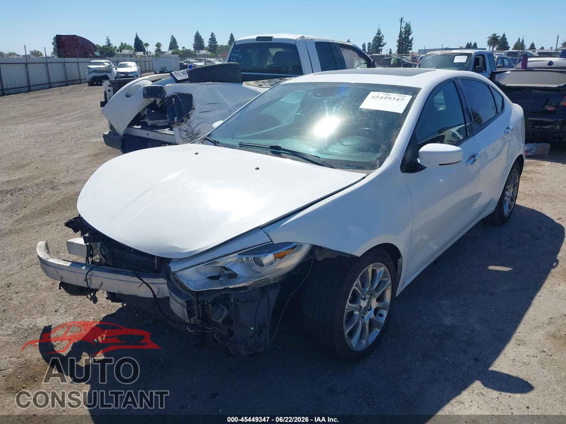 DODGE DART 2013 - 1C3CDFCA9DD157036