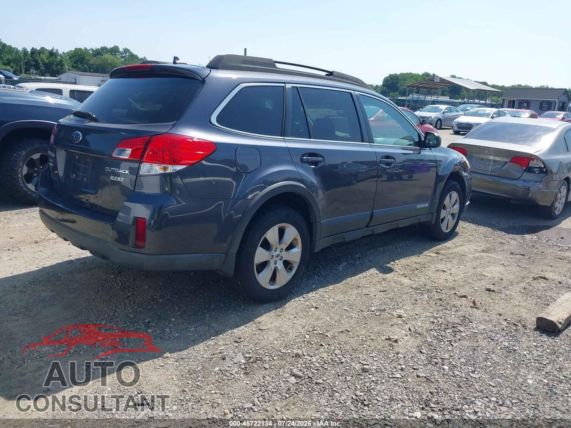 SUBARU OUTBACK 2012 - 4S4BRBLCXC3281612