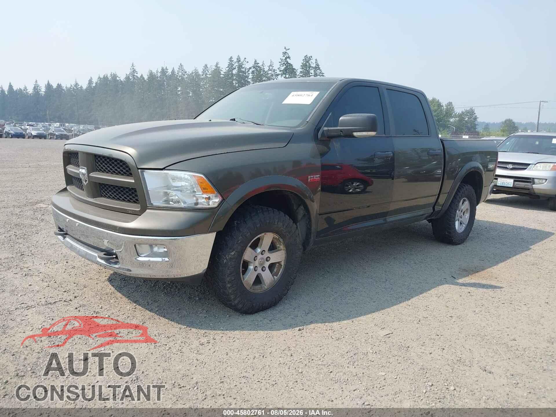 DODGE RAM 1500 2012 - 1C6RD7LT2CS176512