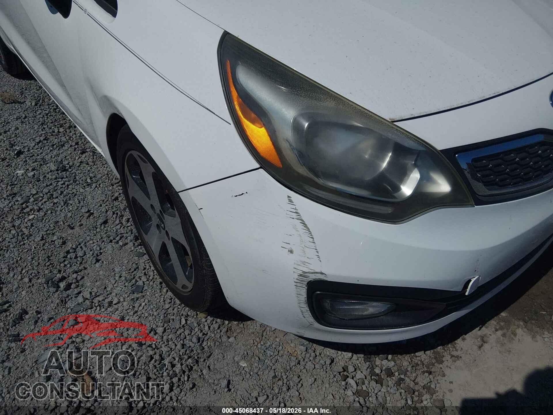 KIA RIO 2013 - KNADN4A33D6208926