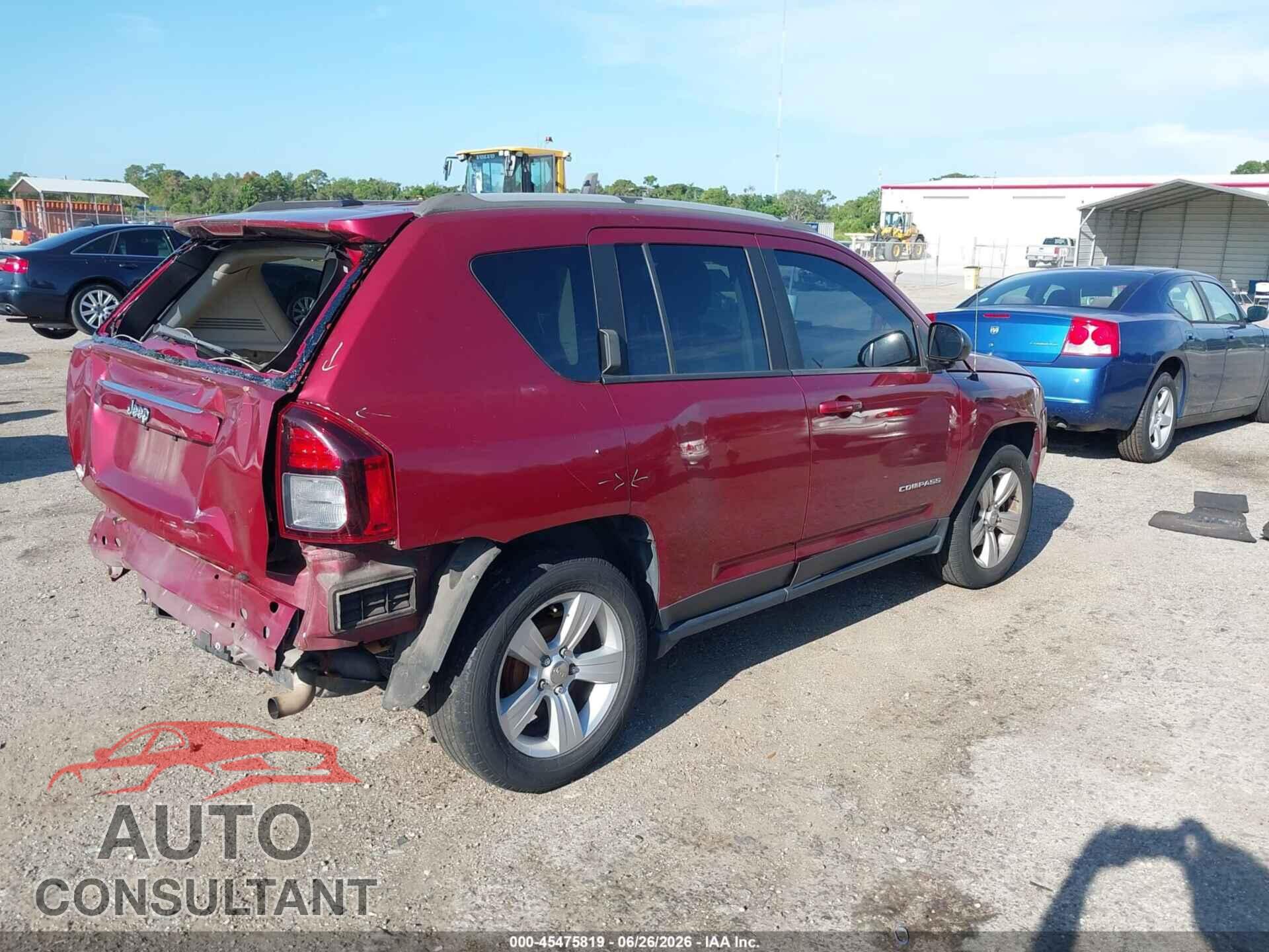 JEEP COMPASS 2017 - 1C4NJCBAXHD148171