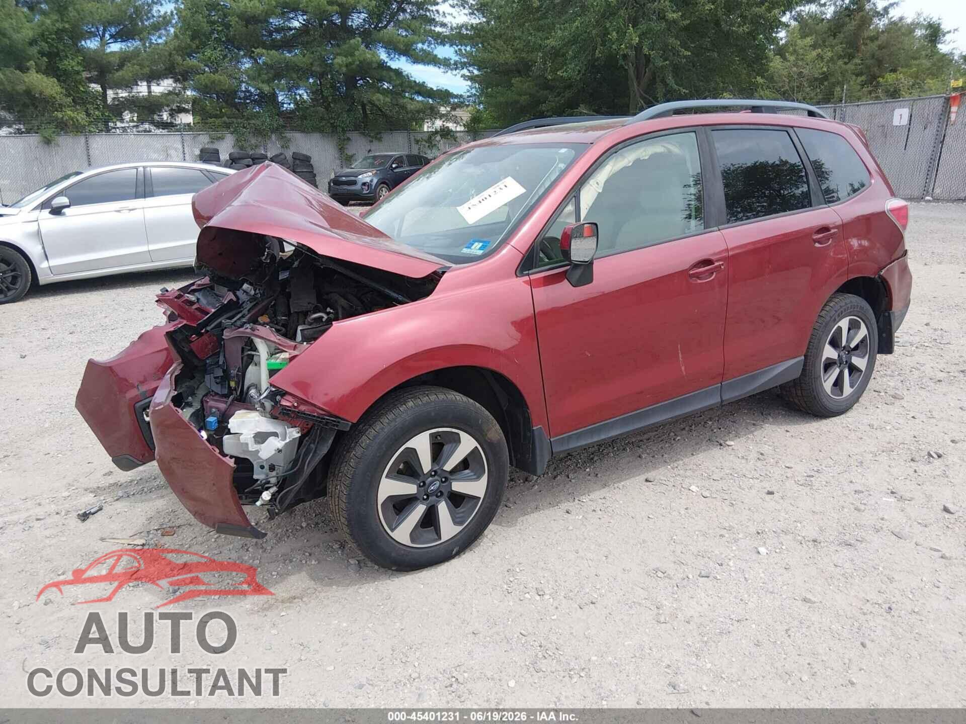 SUBARU FORESTER 2017 - JF2SJAEC7HH400859