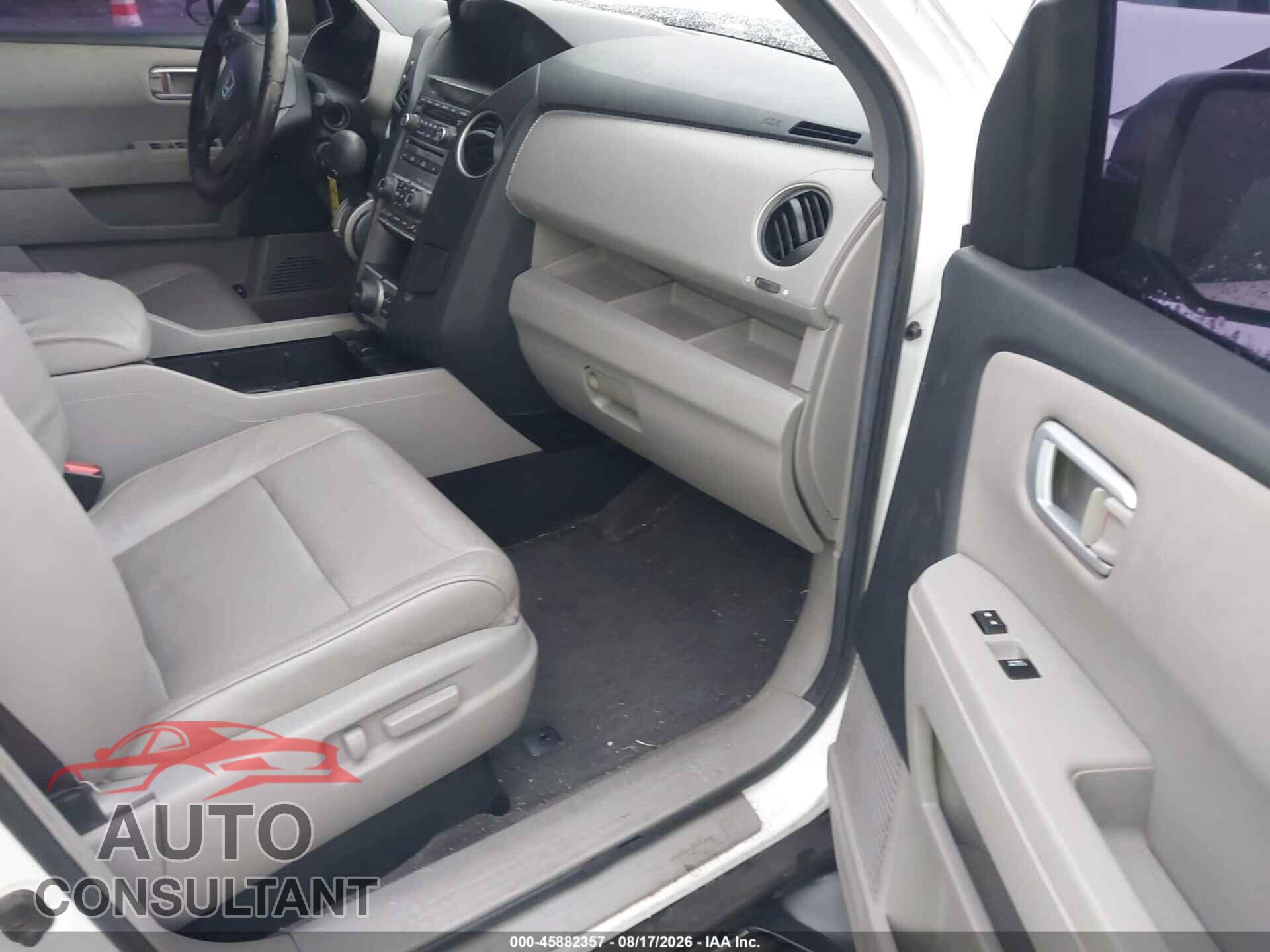 HONDA PILOT 2012 - 5FNYF4H63CB065013