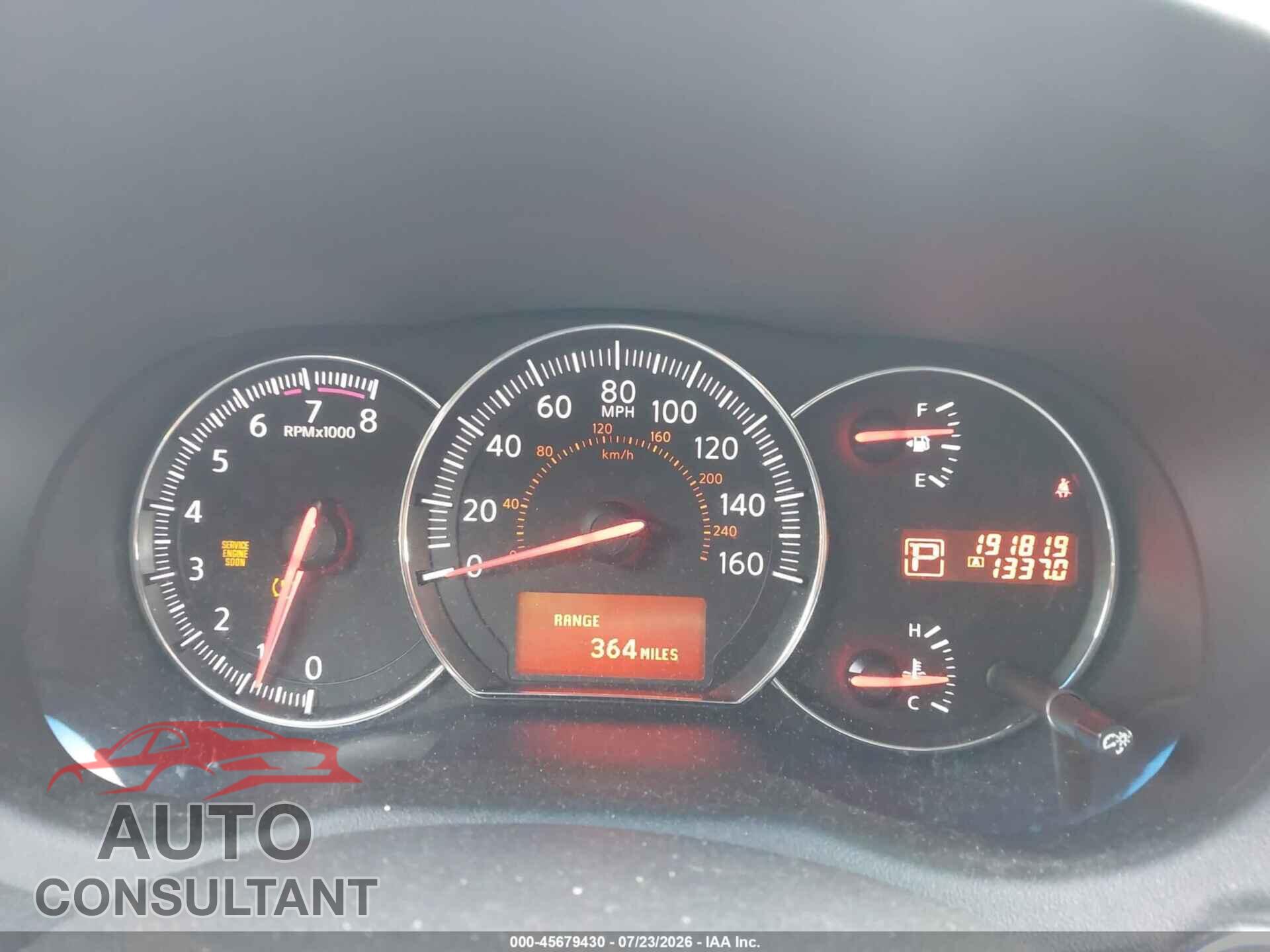 NISSAN MAXIMA 2010 - 1N4AA5AP2AC811332