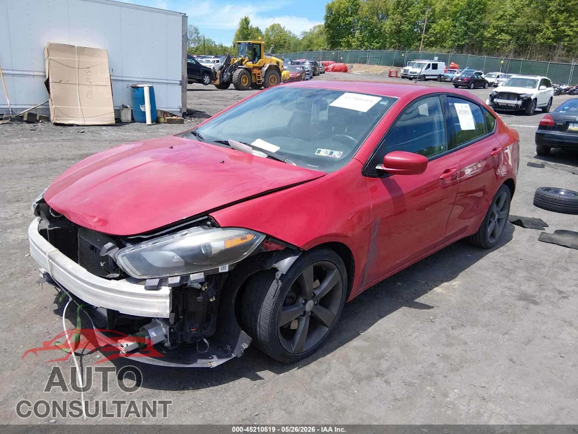 DODGE DART 2013 - 1C3CDFBA2DD305139
