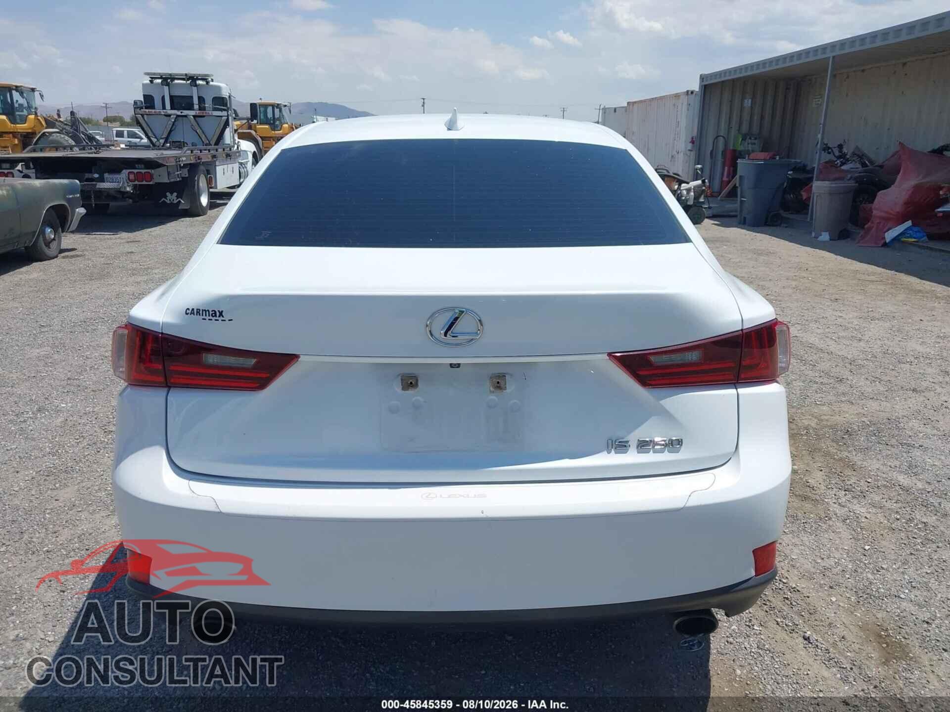 LEXUS IS 250 2014 - JTHBF1D29E5042104