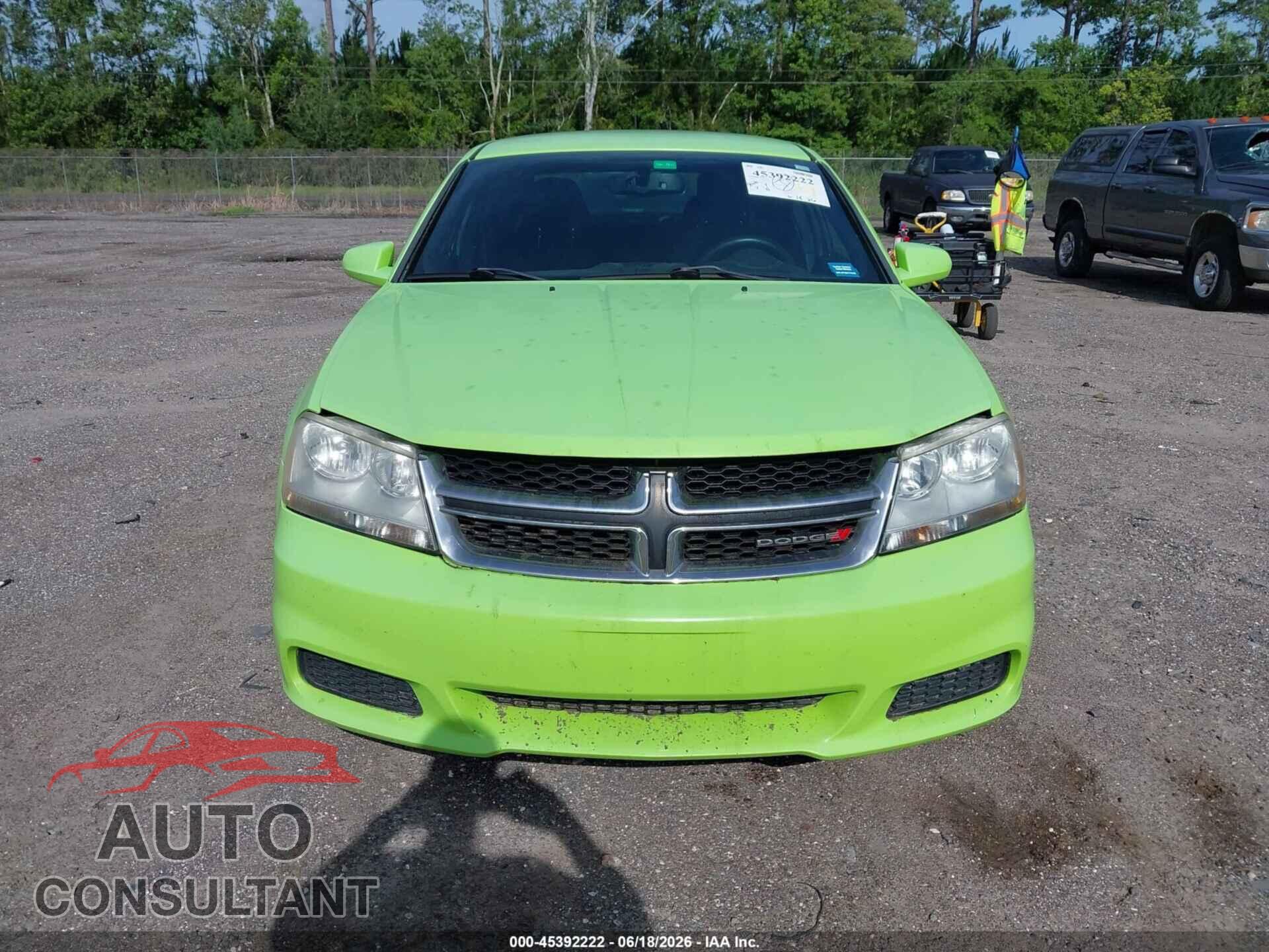 DODGE AVENGER 2014 - 1C3CDZAG4EN193754