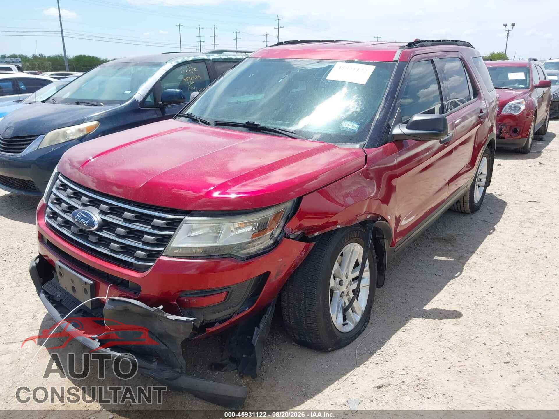 FORD EXPLORER 2017 - 1FM5K7BH9HGE10791