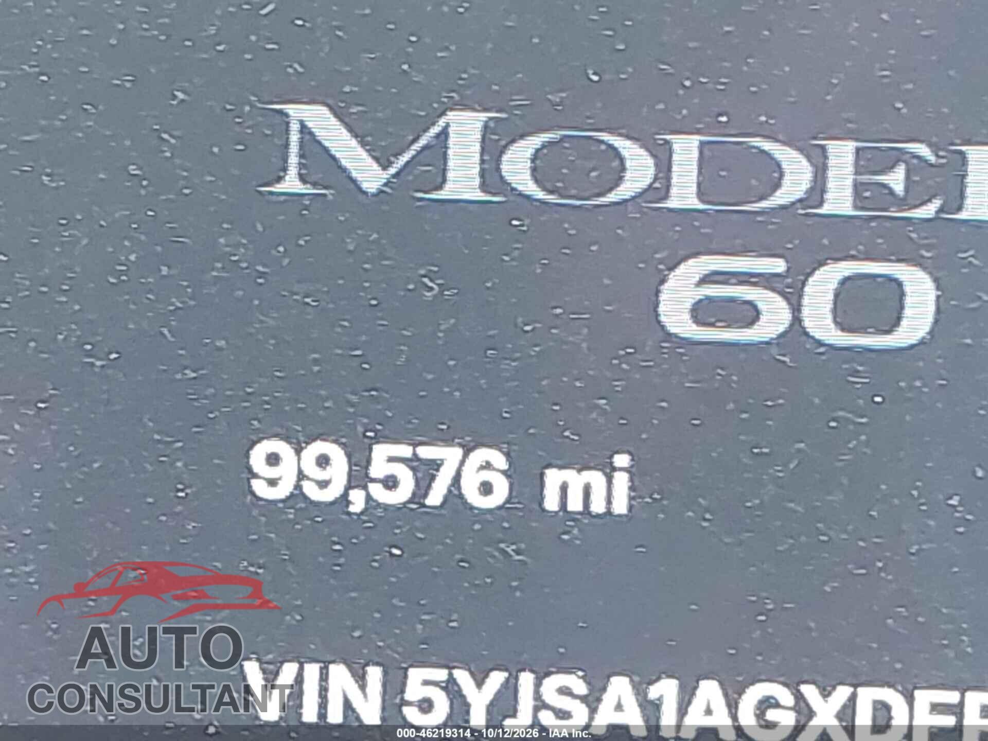 TESLA MODEL S 2013 - 5YJSA1AGXDFP08416