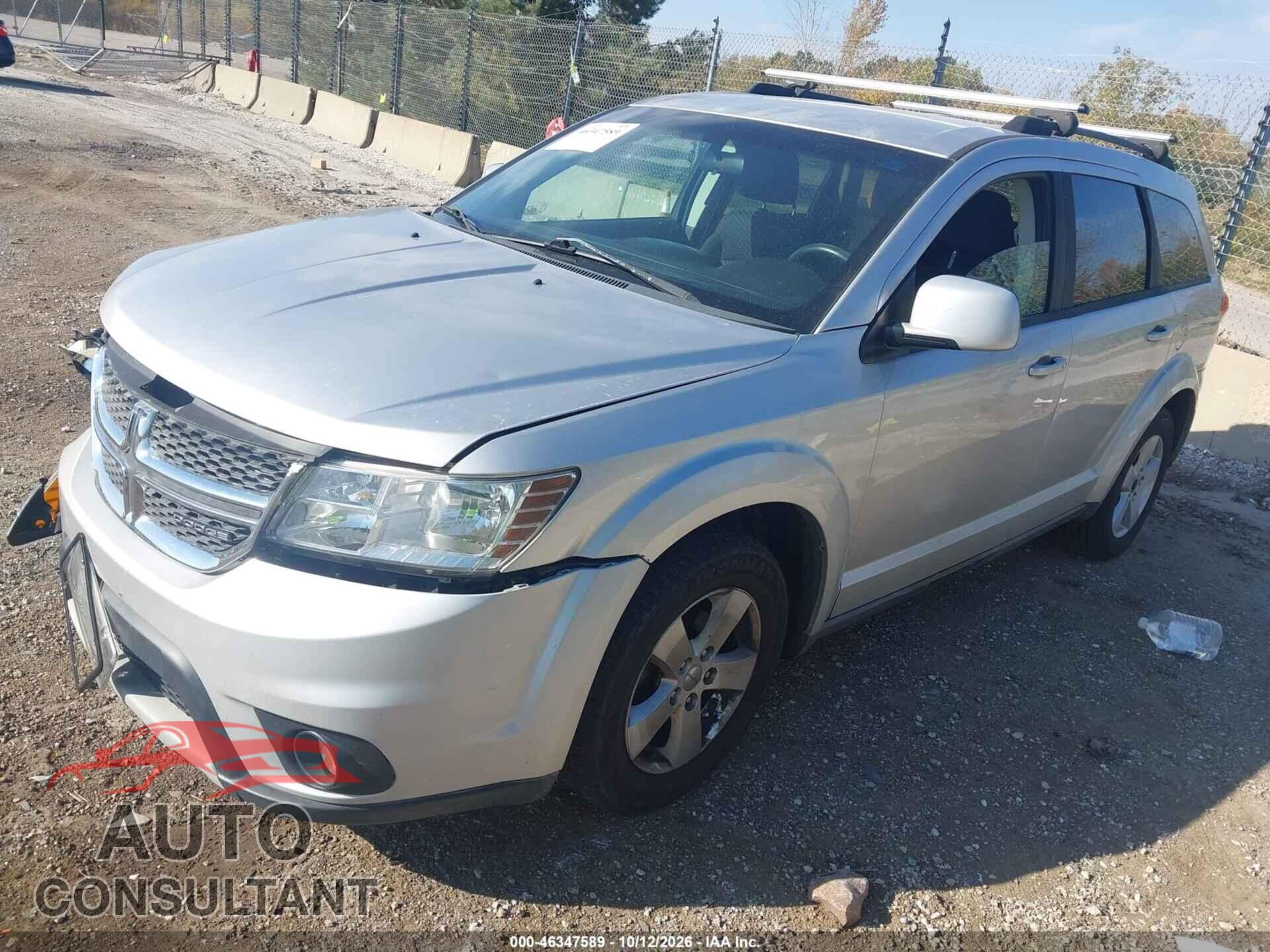 DODGE JOURNEY 2012 - 3C4PDCBG8CT167597