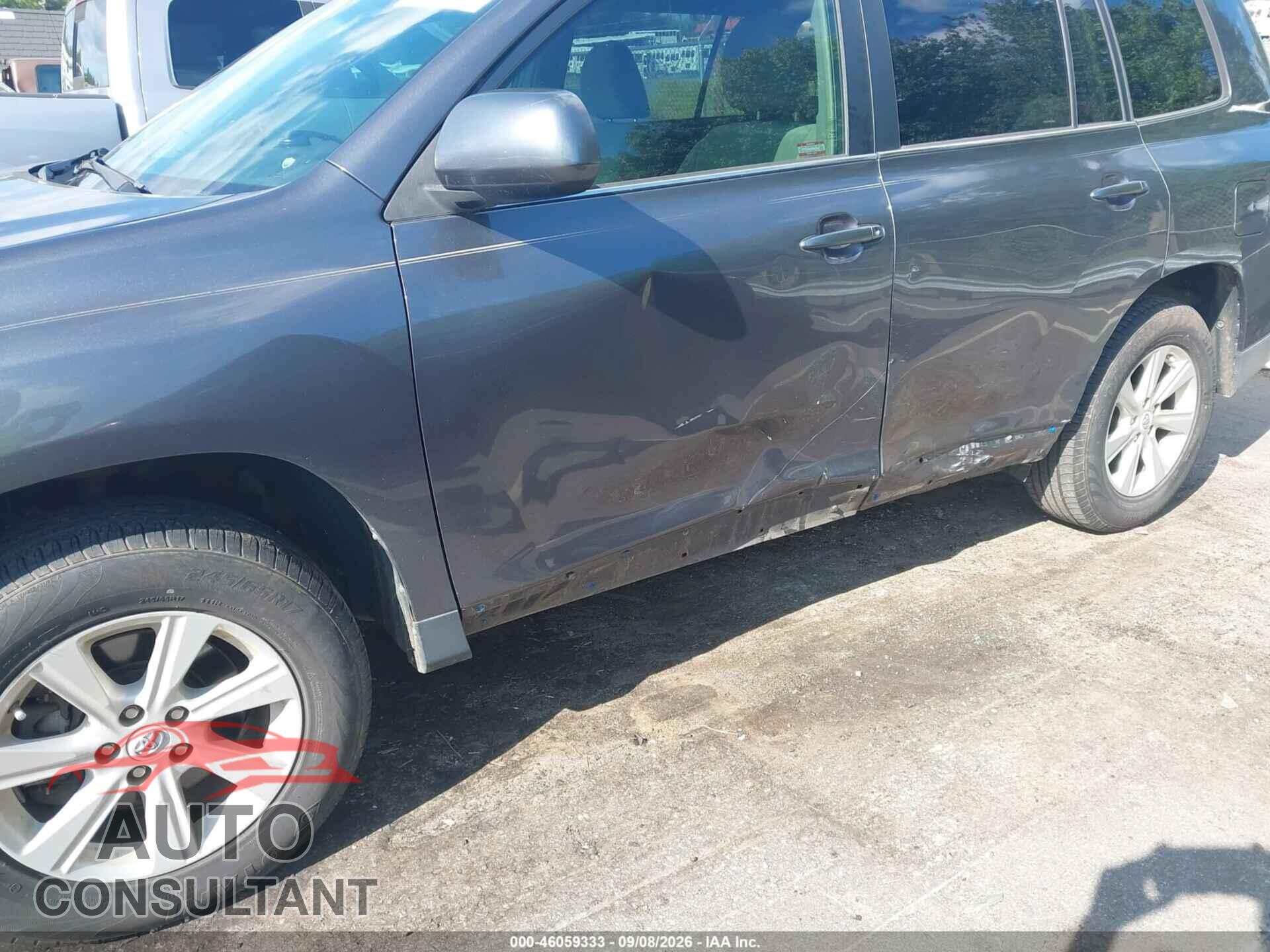 TOYOTA HIGHLANDER 2013 - 5TDZA3EH8DS035442