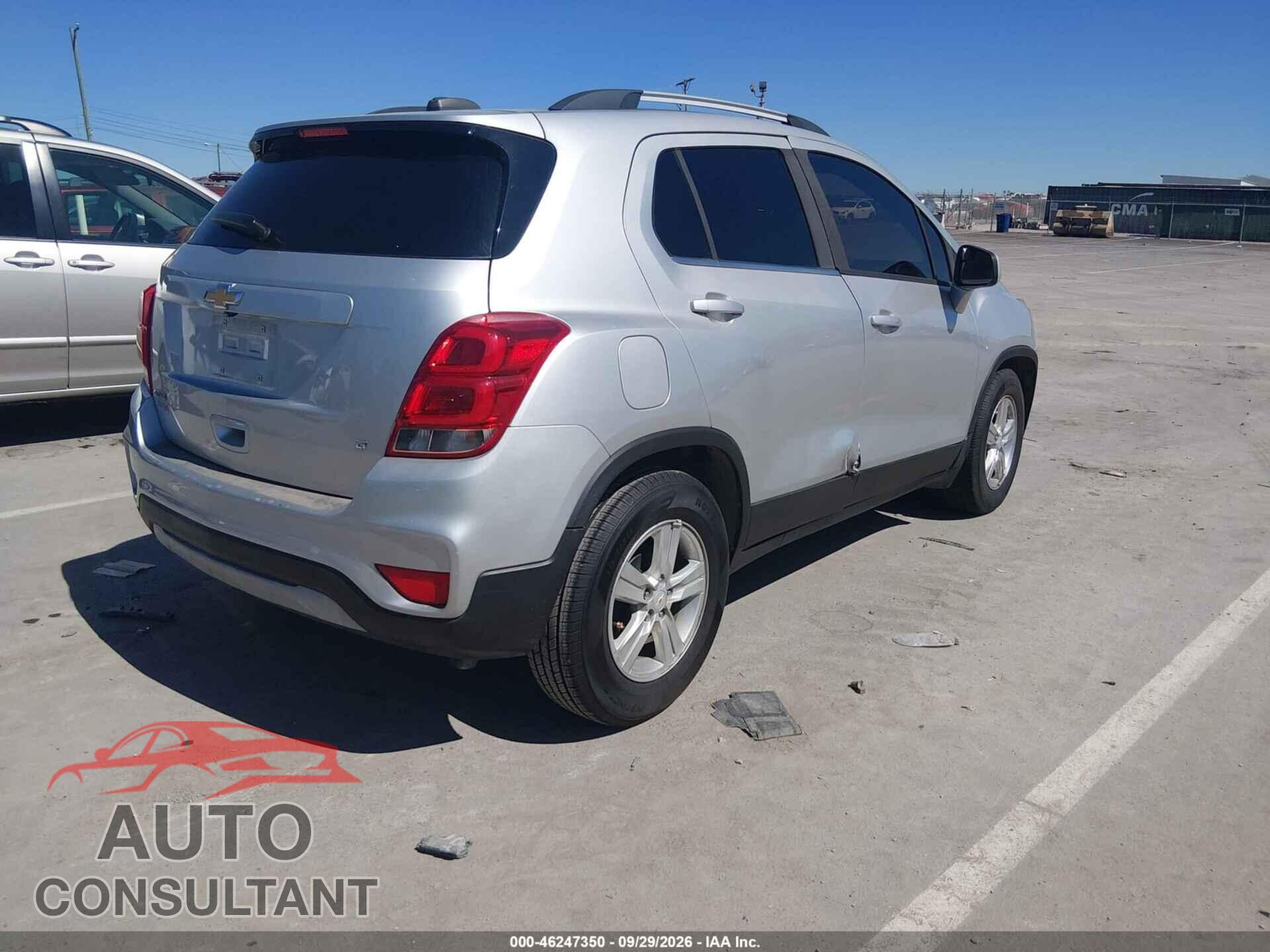 CHEVROLET TRAX 2017 - KL7CJLSB2HB086855