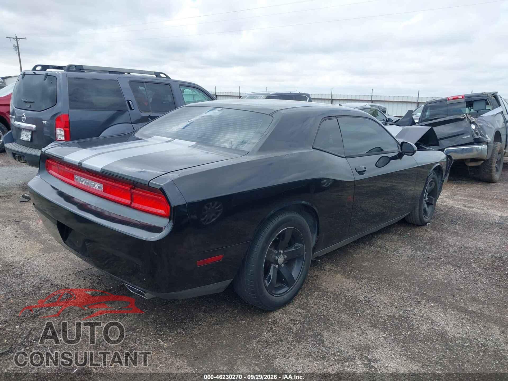 DODGE CHALLENGER 2012 - 2C3CDYAGXCH128360