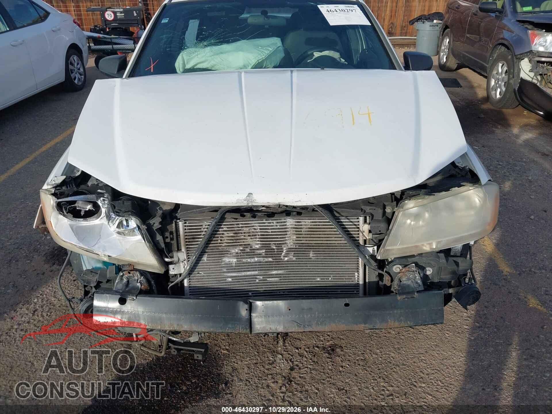 DODGE AVENGER 2013 - 1C3CDZAG4DN583588