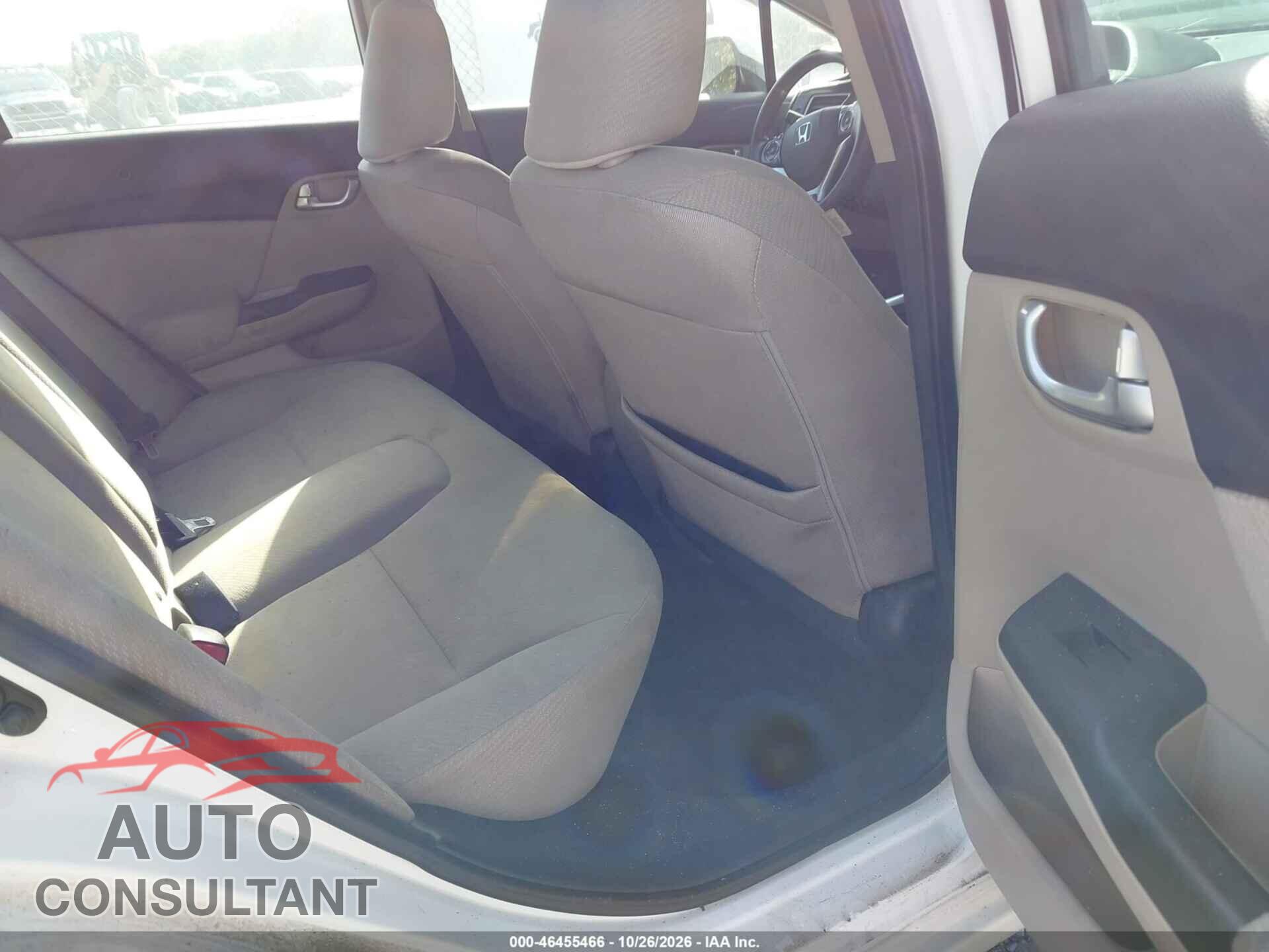 HONDA CIVIC 2013 - 19XFB2F85DE030573