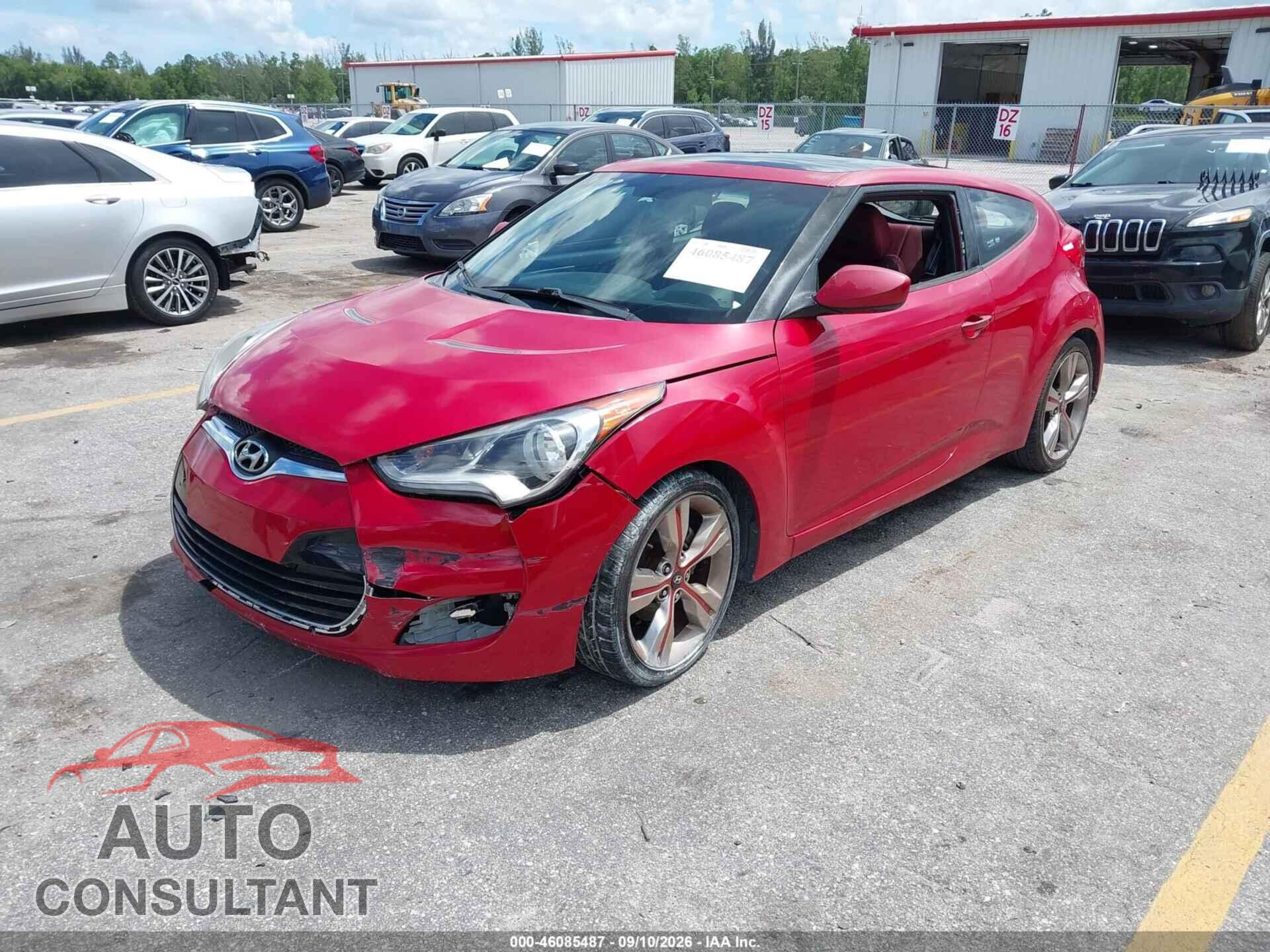 HYUNDAI VELOSTER 2012 - KMHTC6AD5CU077934